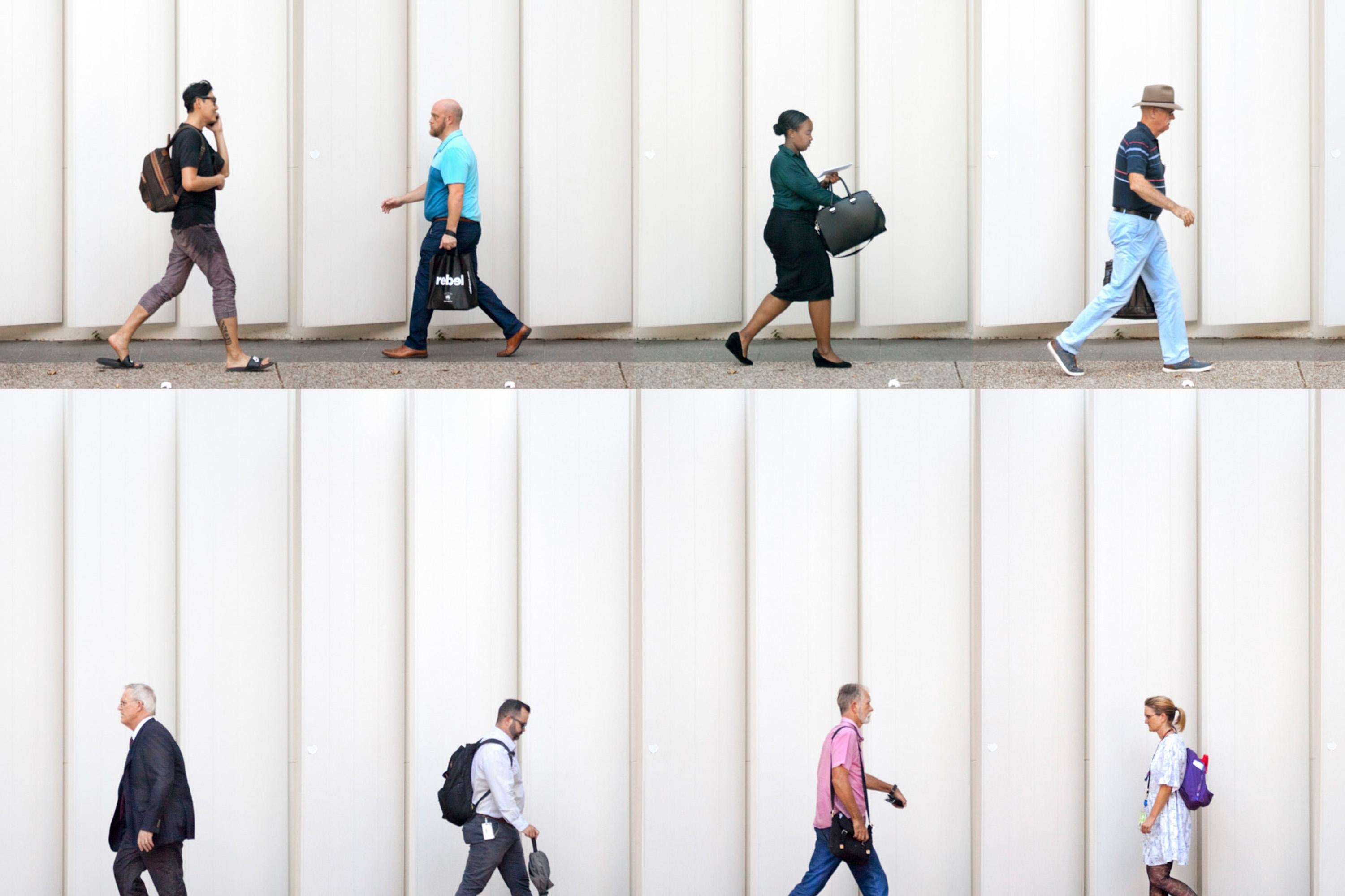 Photographie figurative « South Bank, Brisbane, Australie » avec fond blanc 2