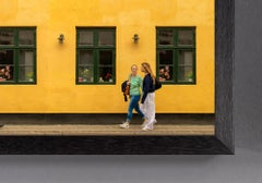 "Vestebro, Copenhagen" Fotografia contemporanea in timelapse su carta con cornice