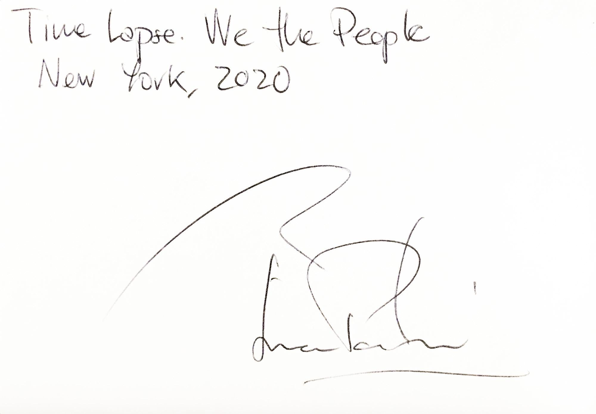 „We the People“ Amerikanische Flaggenkomposition, gerahmte Fotografie auf Aluminium 2