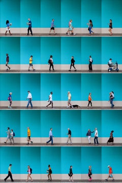 "West Palm Beach" Contemporary Figurative Timelapse Gerahmte Fotografie auf Papier