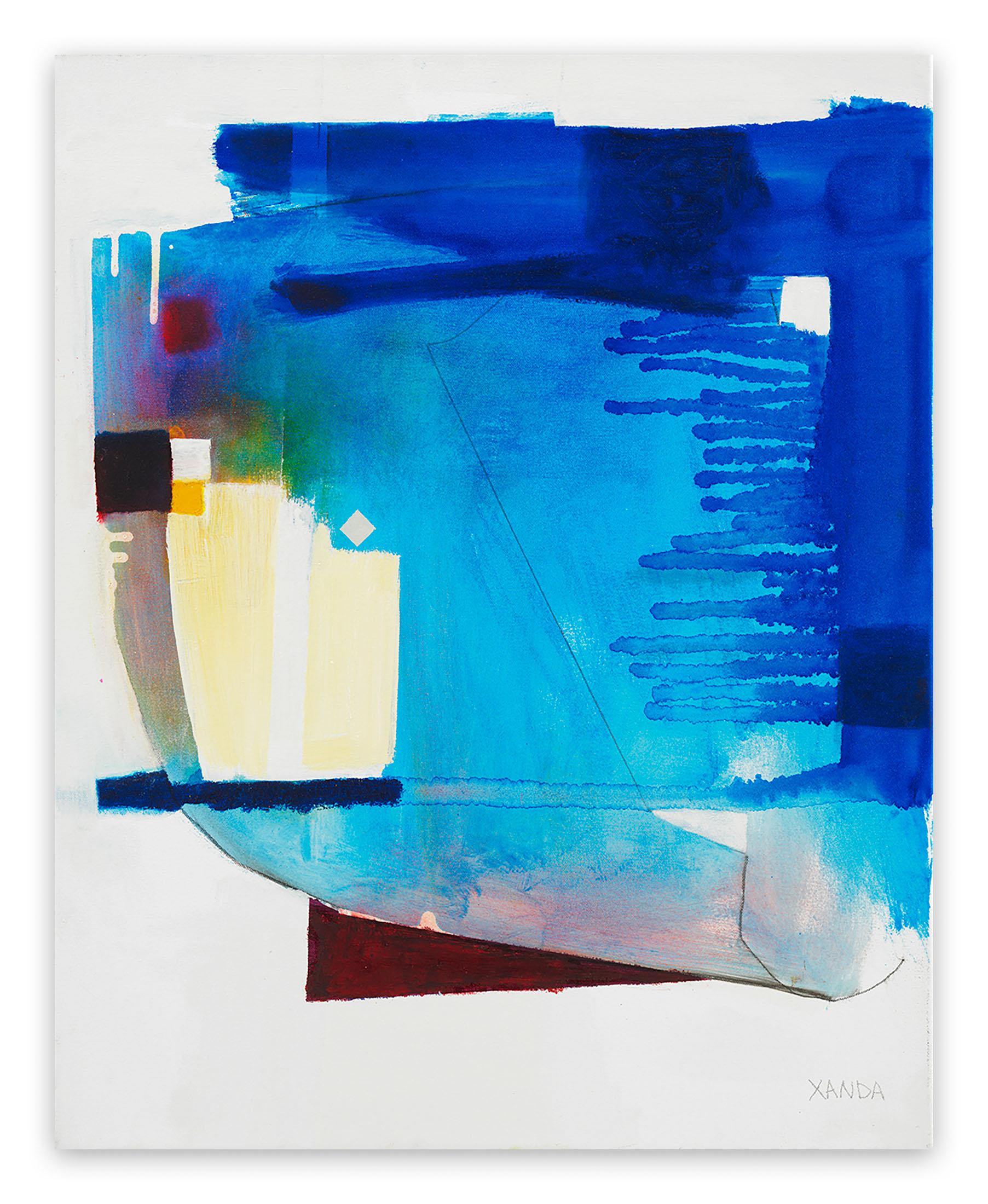 Xanda McCagg Abstract Painting - A Head (Abstract painting)