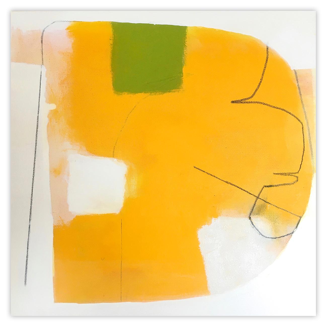 Xanda McCagg Abstract Painting – Between (Abstrakte Malerei)