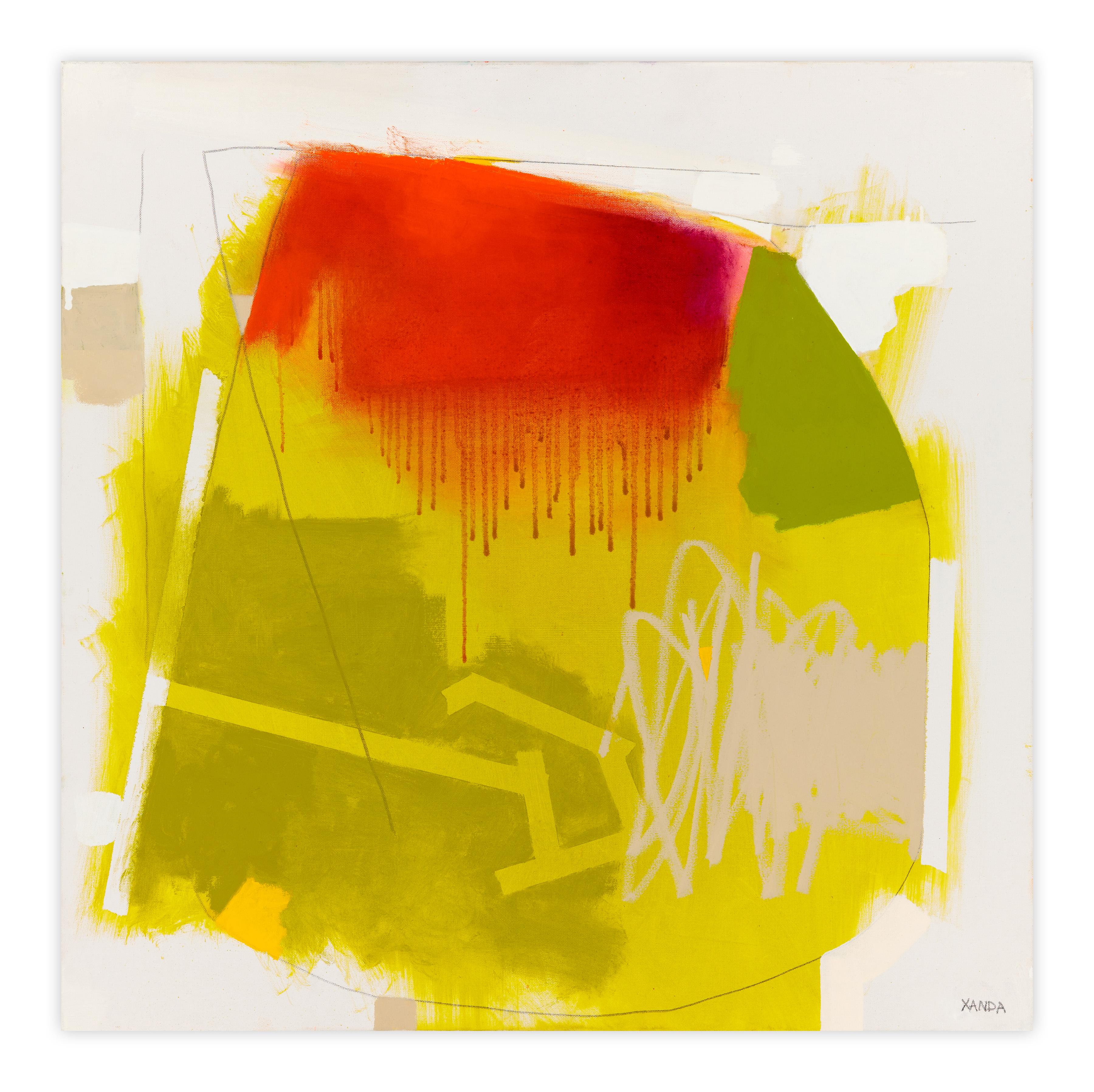 Abstract Painting de Xanda McCagg - Colibrí (pintura abstracta)