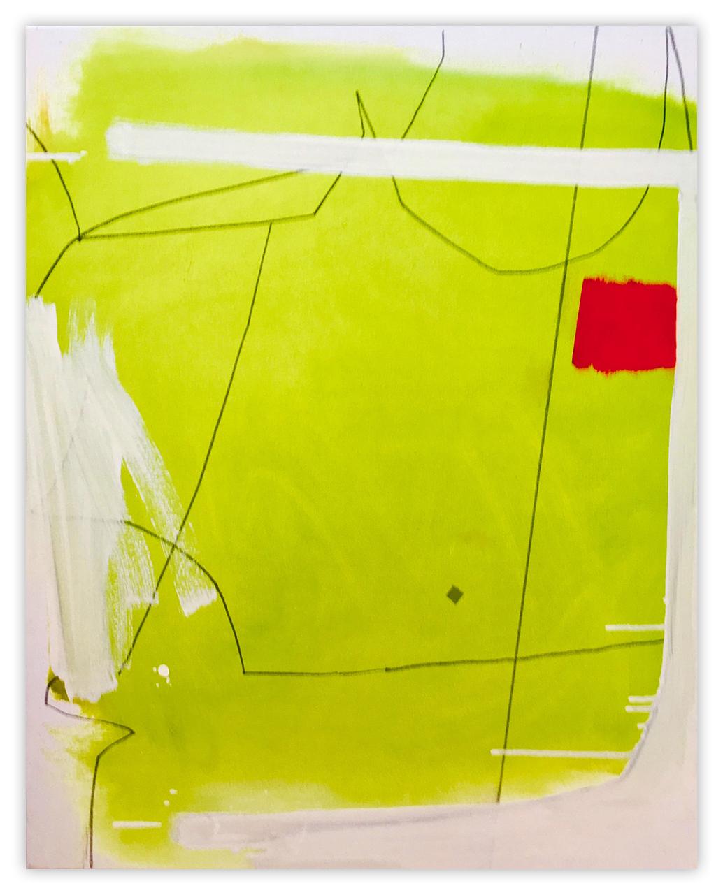 Xanda McCagg Abstract Painting – Interieur (Abstrakte Malerei)
