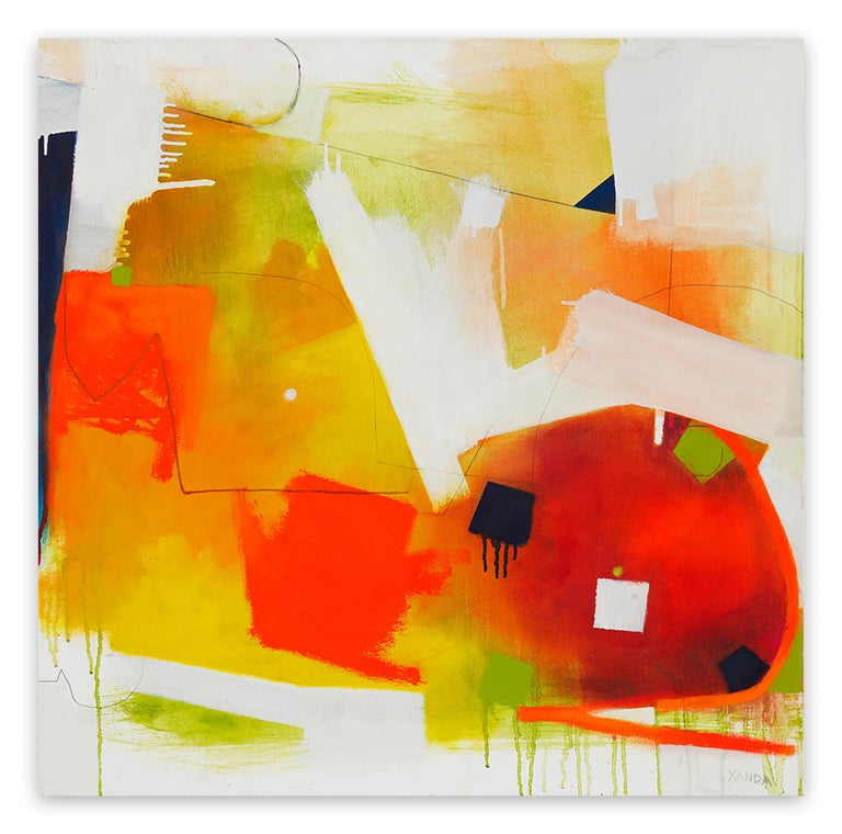 Xanda McCagg Abstract Painting - Manifest (Abstract painting)