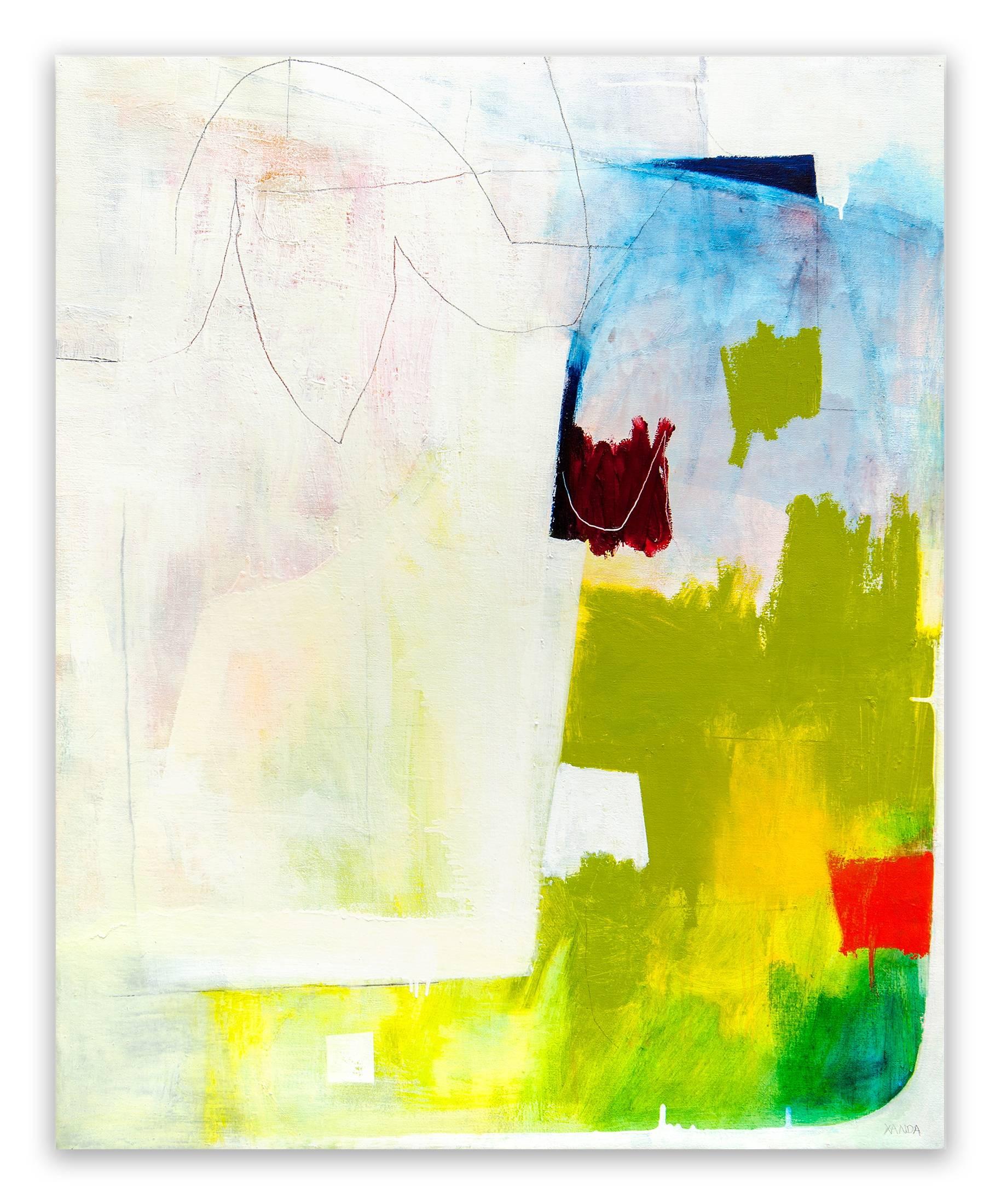 Xanda McCagg Abstract Painting - Observer (Abstract painting)