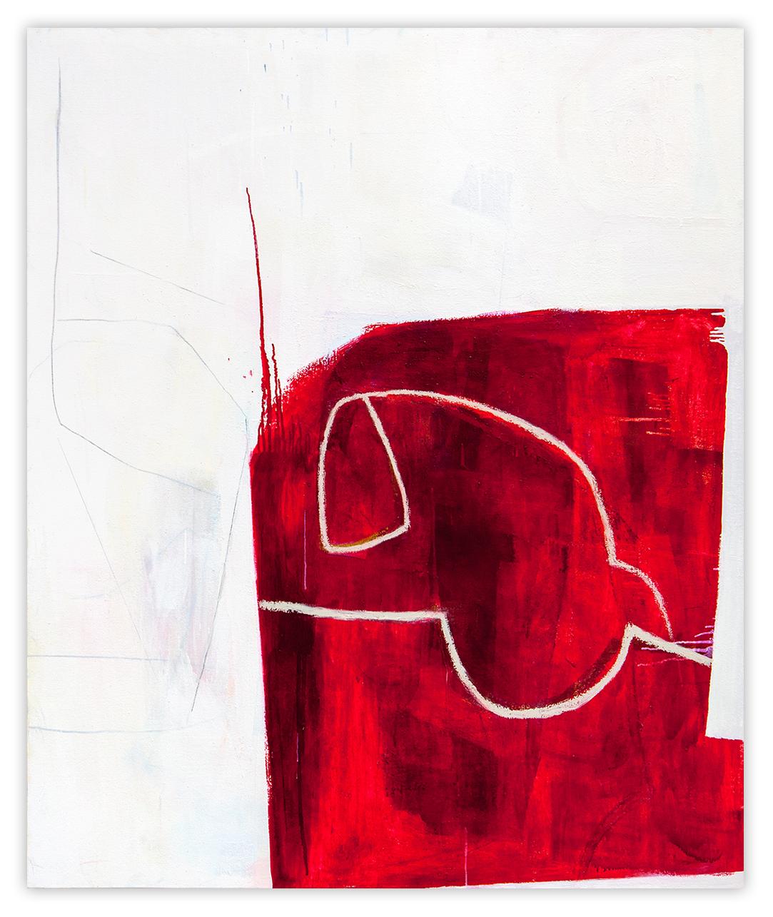 Abstract Painting Xanda McCagg - Utterance (peinture abstraite)