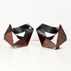 Xandre Kriel, Techno Loafer, Waxed Steel and Conveyor Belt Chair