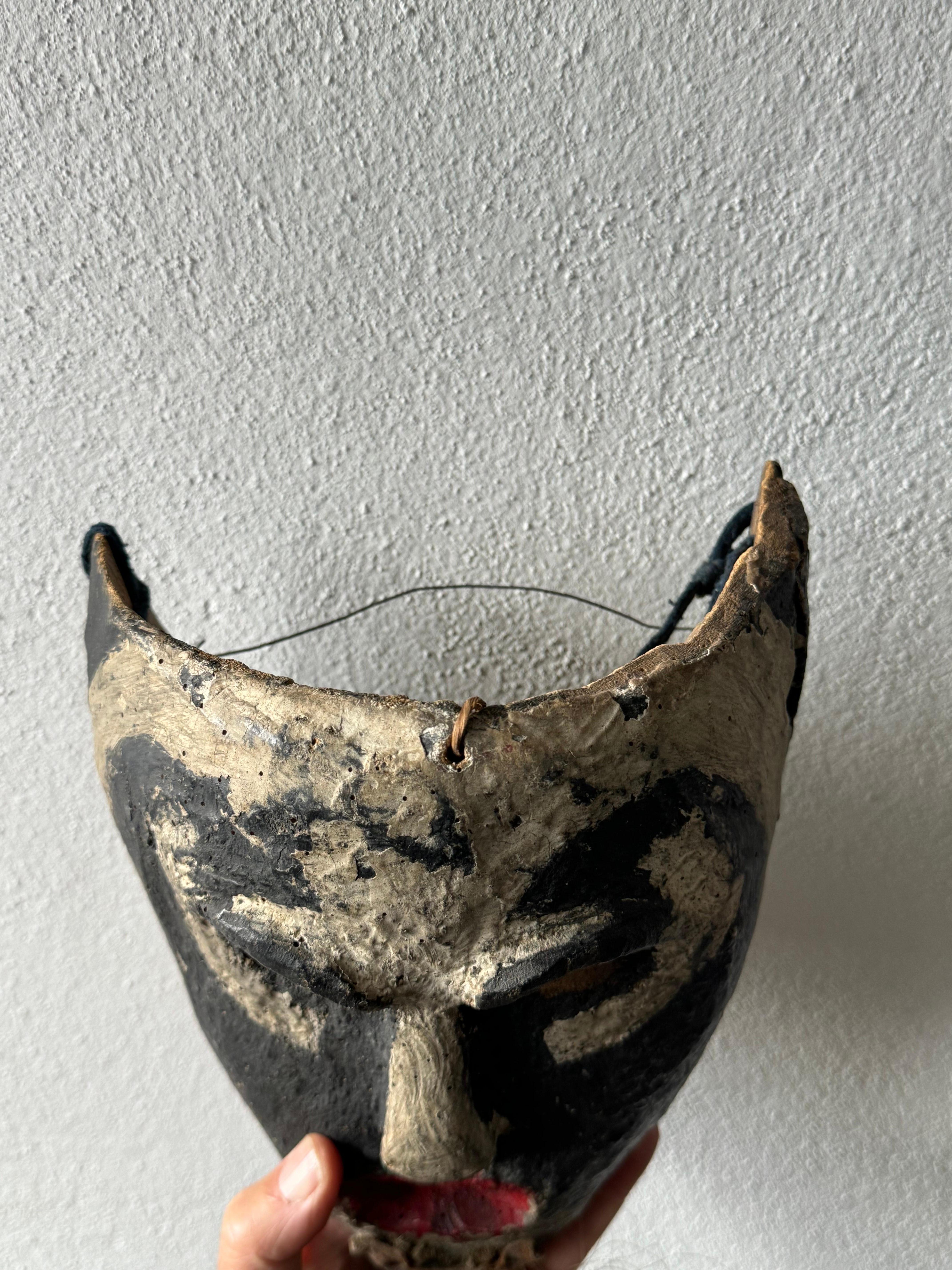 Xantolo-Maske aus der Huasteca-Region von Hidalgo, Mexiko, 1970er Jahre (Ende des 20. Jahrhunderts) im Angebot