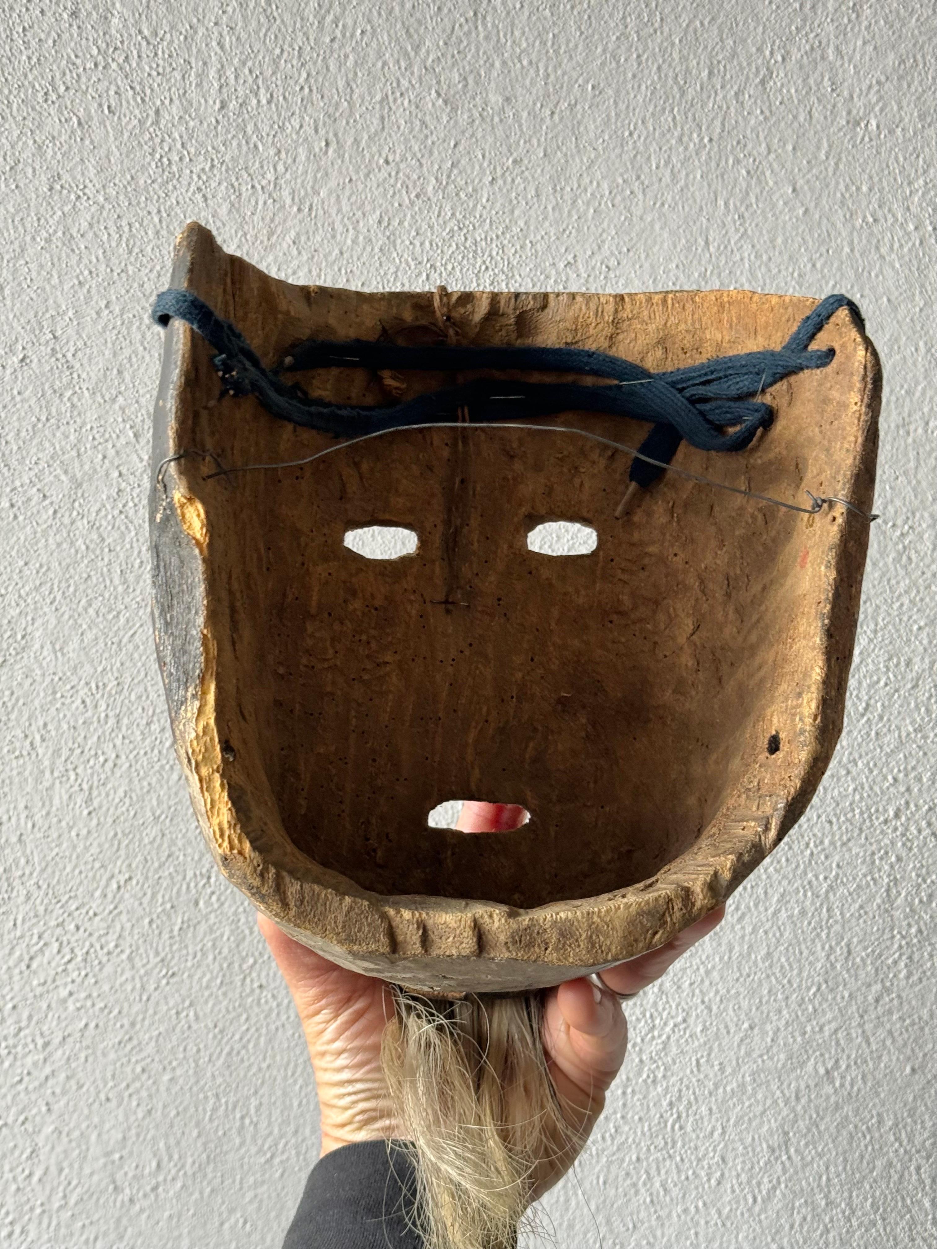 Xantolo-Maske aus der Huasteca-Region von Hidalgo, Mexiko, 1970er Jahre im Angebot 1