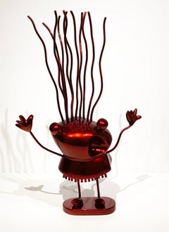 Xavi Carbonell, Le Petite Folle, 2019, Hi-Gloss Red Painted Sculpture