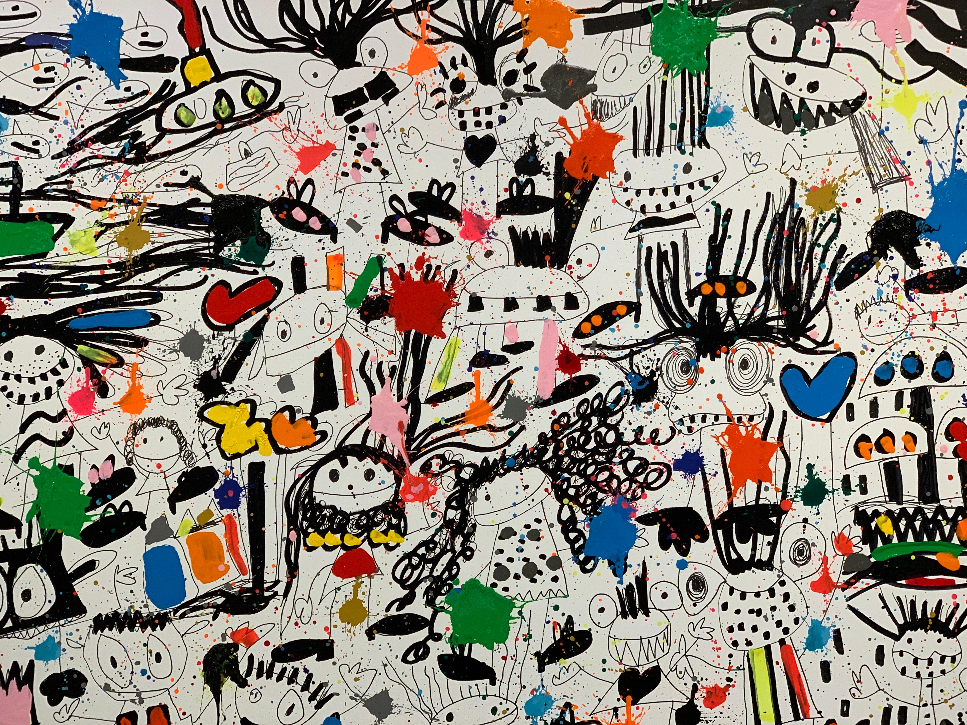 Xavi Carbonell, Untitled 2019, Mixed media on canvas 2