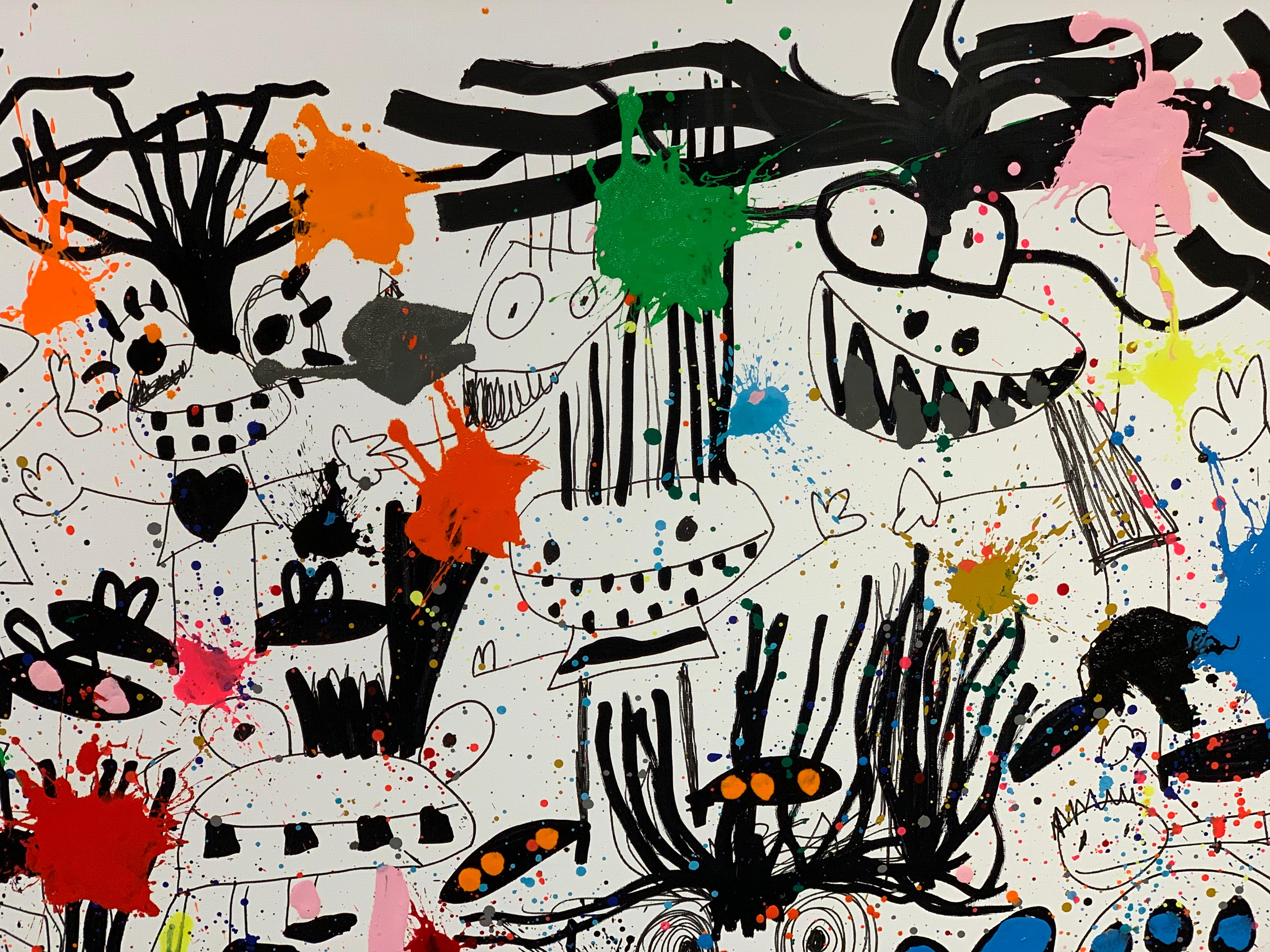 Xavi Carbonell, Untitled 2019, Mixed media on canvas 3