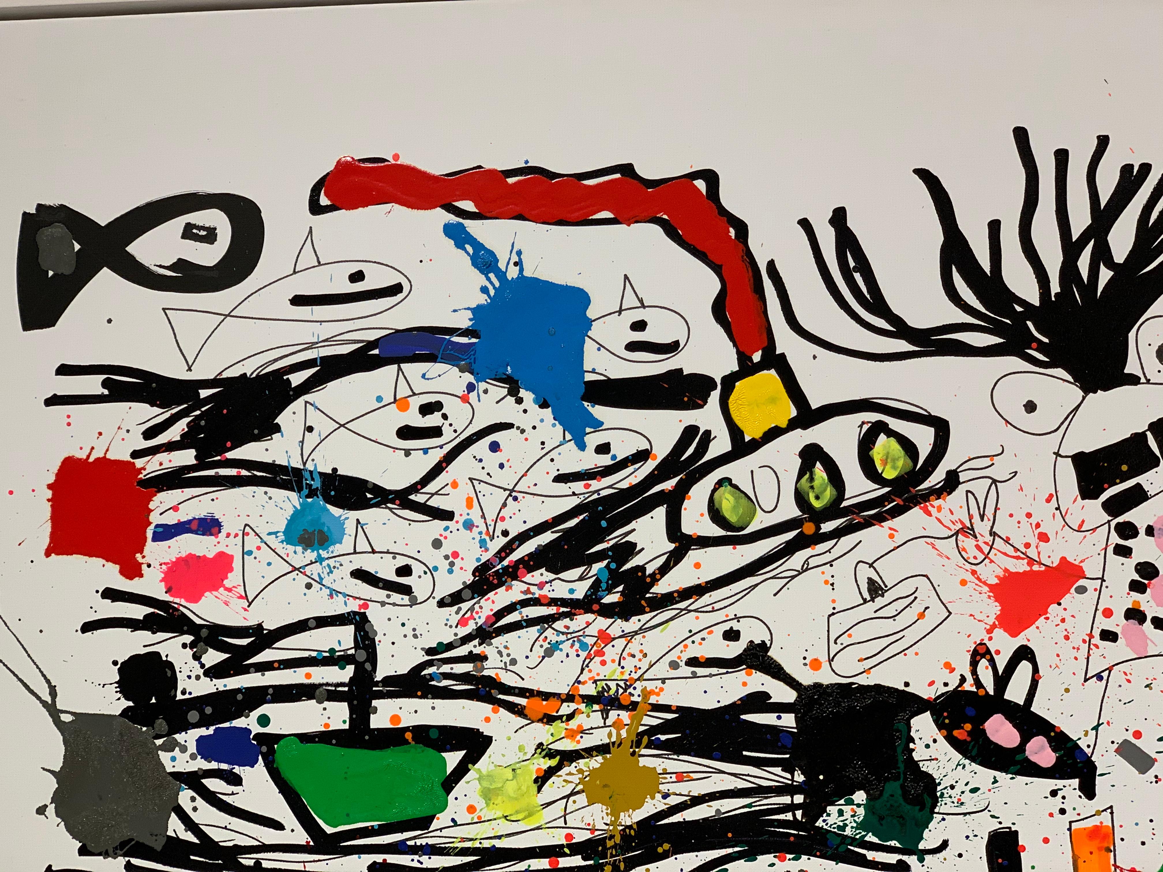 Xavi Carbonell, Untitled 2019, Mixed media on canvas 4