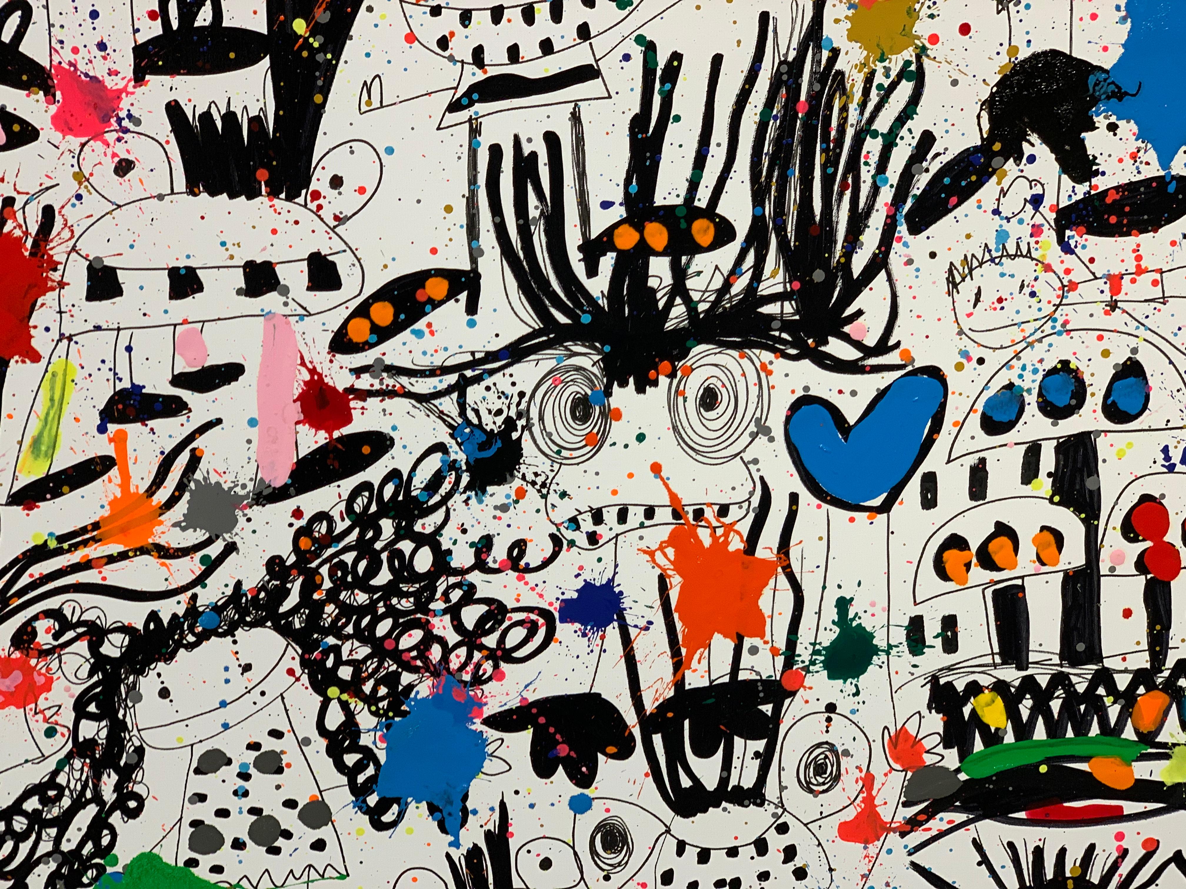 Xavi Carbonell, Untitled 2019, Mixed media on canvas 5