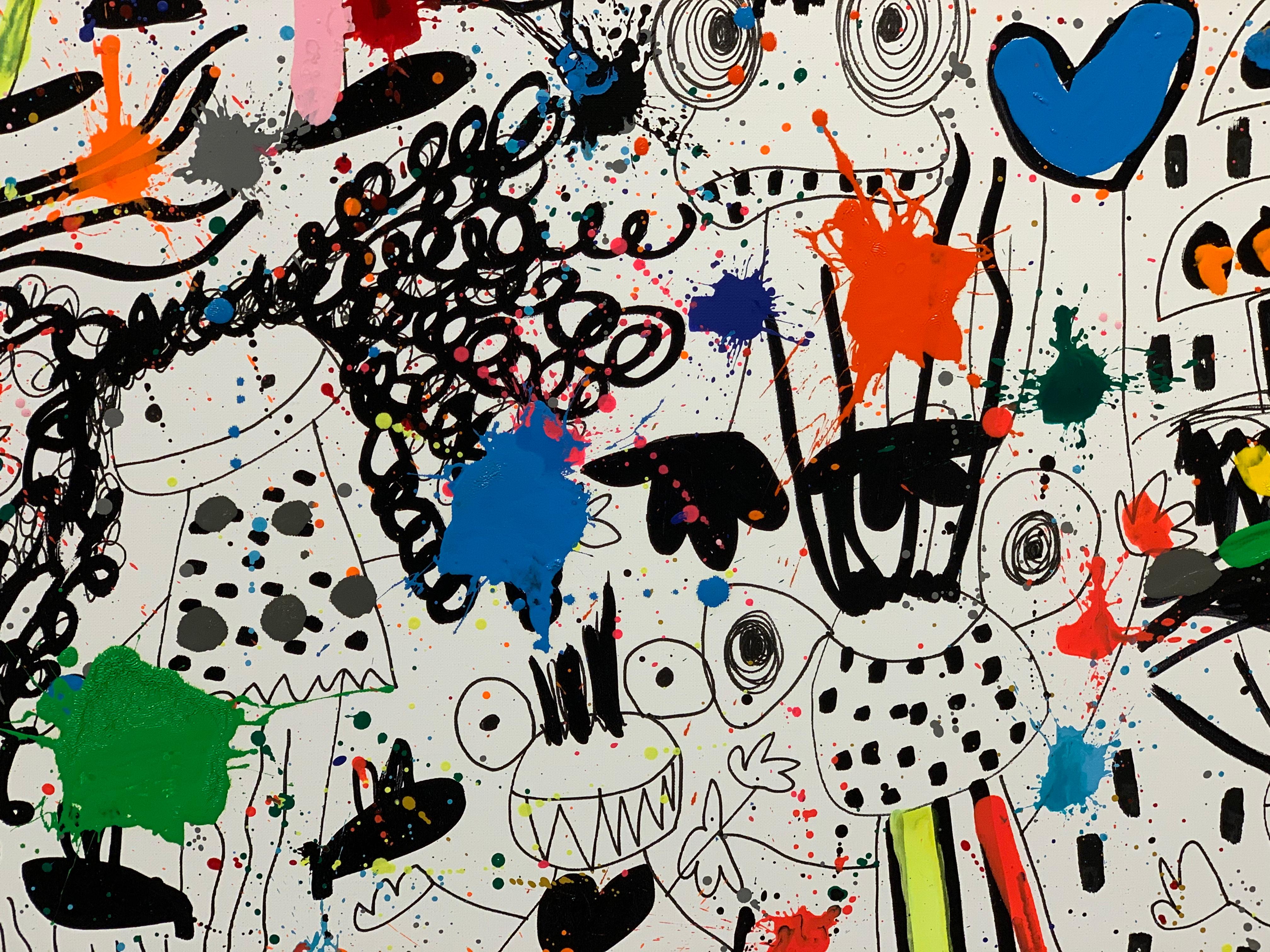 Xavi Carbonell, Untitled 2019, Mixed media on canvas 6