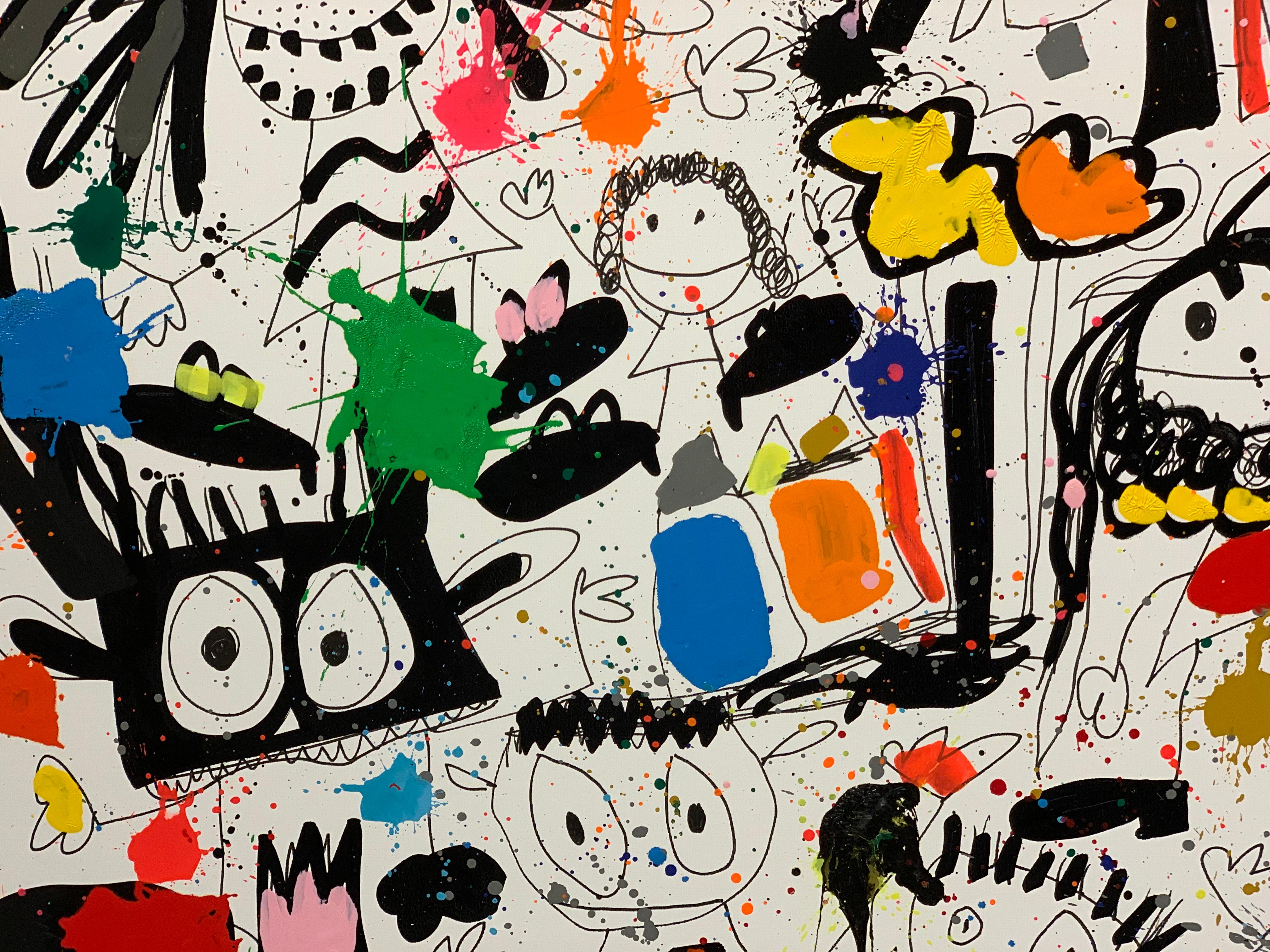 Xavi Carbonell, Untitled 2019, Mixed media on canvas 7