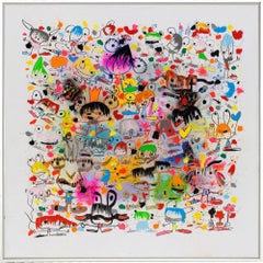 Xavi Carbonell, Ohne Titel 2023, Gemälde in Mischtechnik auf Leinwand