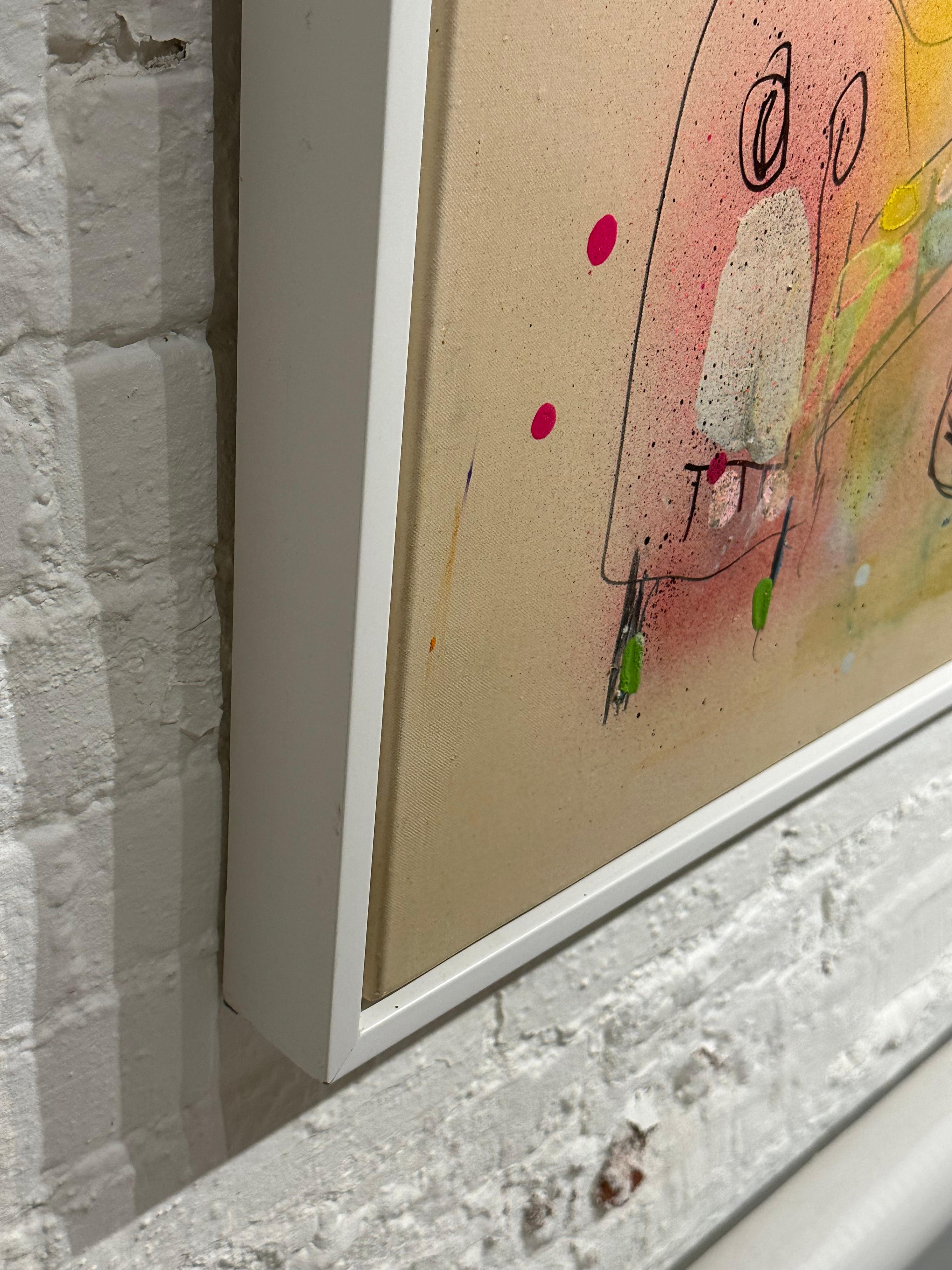 Untitled Mixed Media on Canvas (2024) Contemporary Abstract Painting For Sale 9