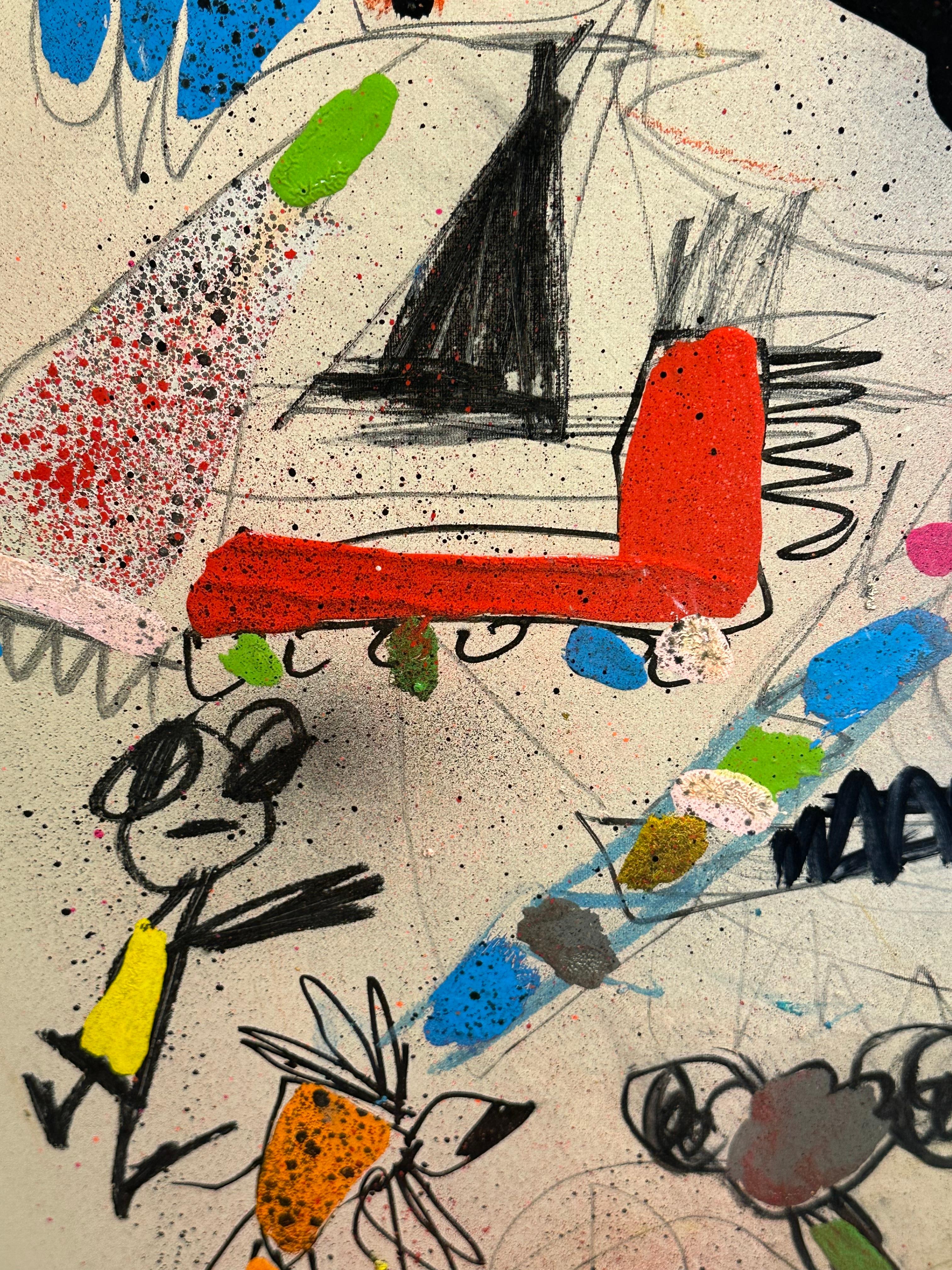 Untitled Mixed Media on Canvas (2024) Contemporary Abstract Painting For Sale 10