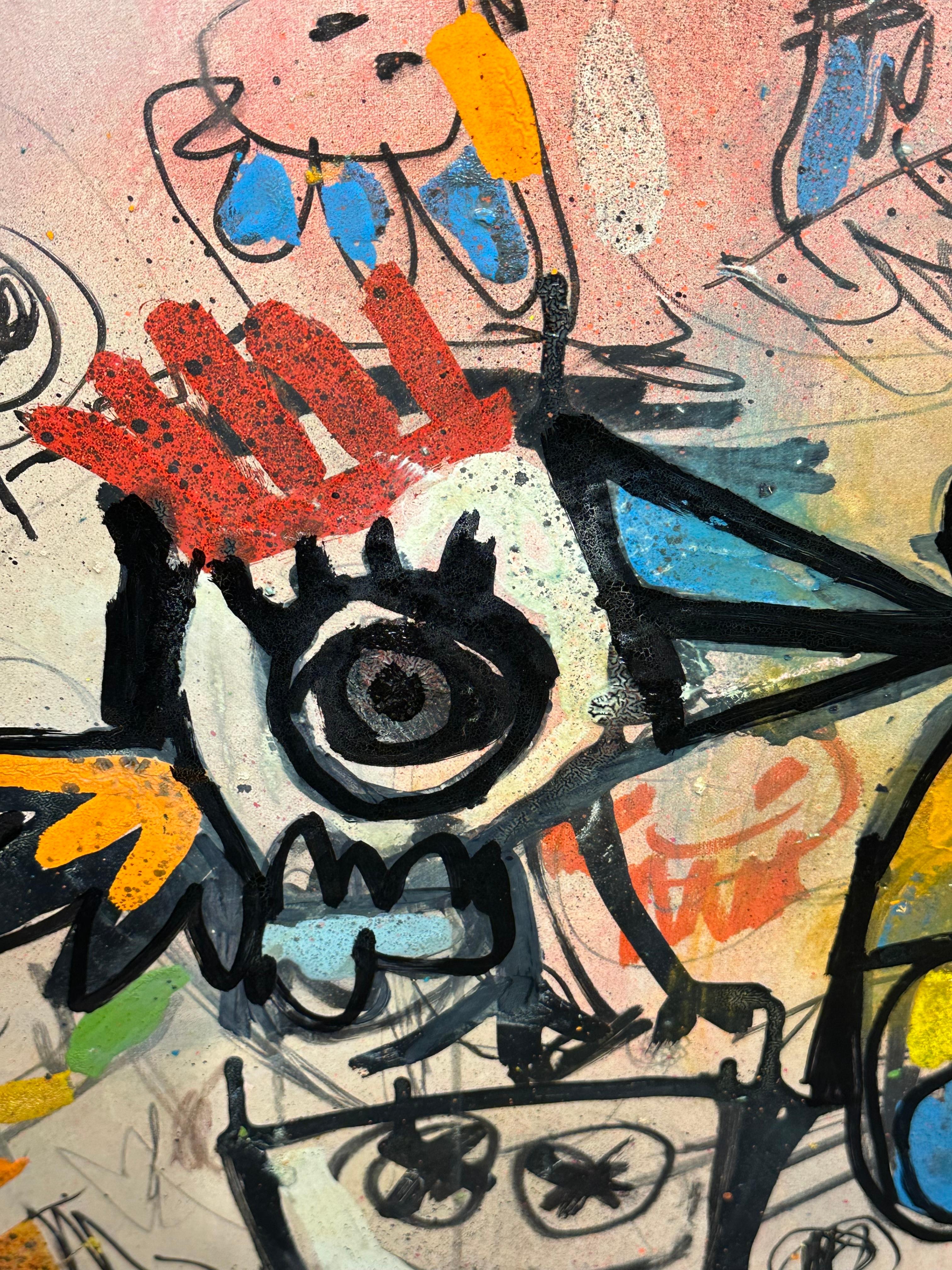 Untitled Mixed Media on Canvas (2024) Contemporary Abstract Painting For Sale 12