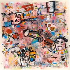 Xavi Carbonell, Sin título 2024, Abstracto, Técnica mixta sobre lienzo