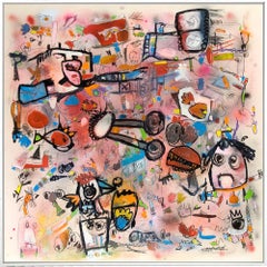 Xavi Carbonell, Sin título 2024, Abstracto, Técnica mixta sobre lienzo