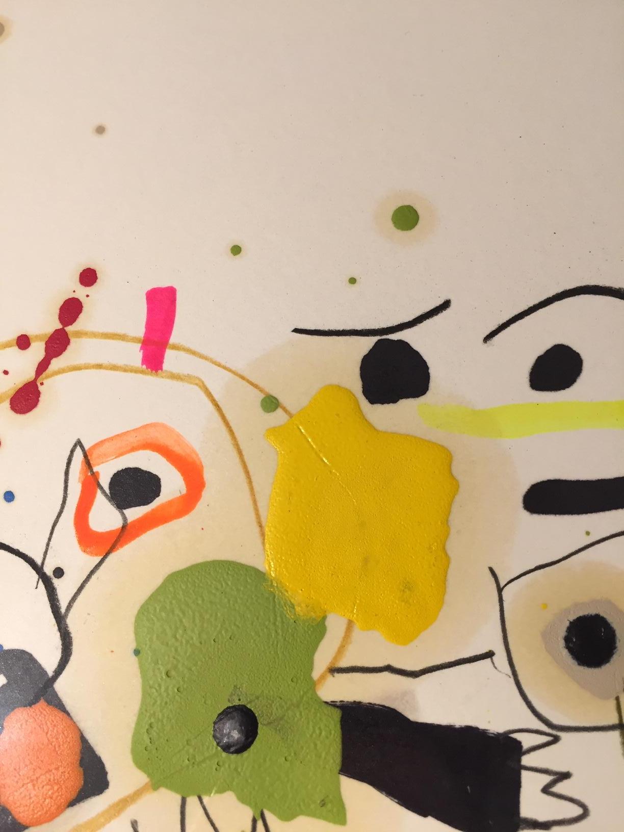 Xavi Carbonell, Untitled mixed media on paper, 2018 3