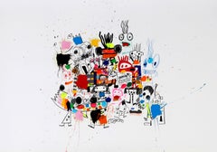 Xavi Carbonell, Untitled mixed media on paper, 2018