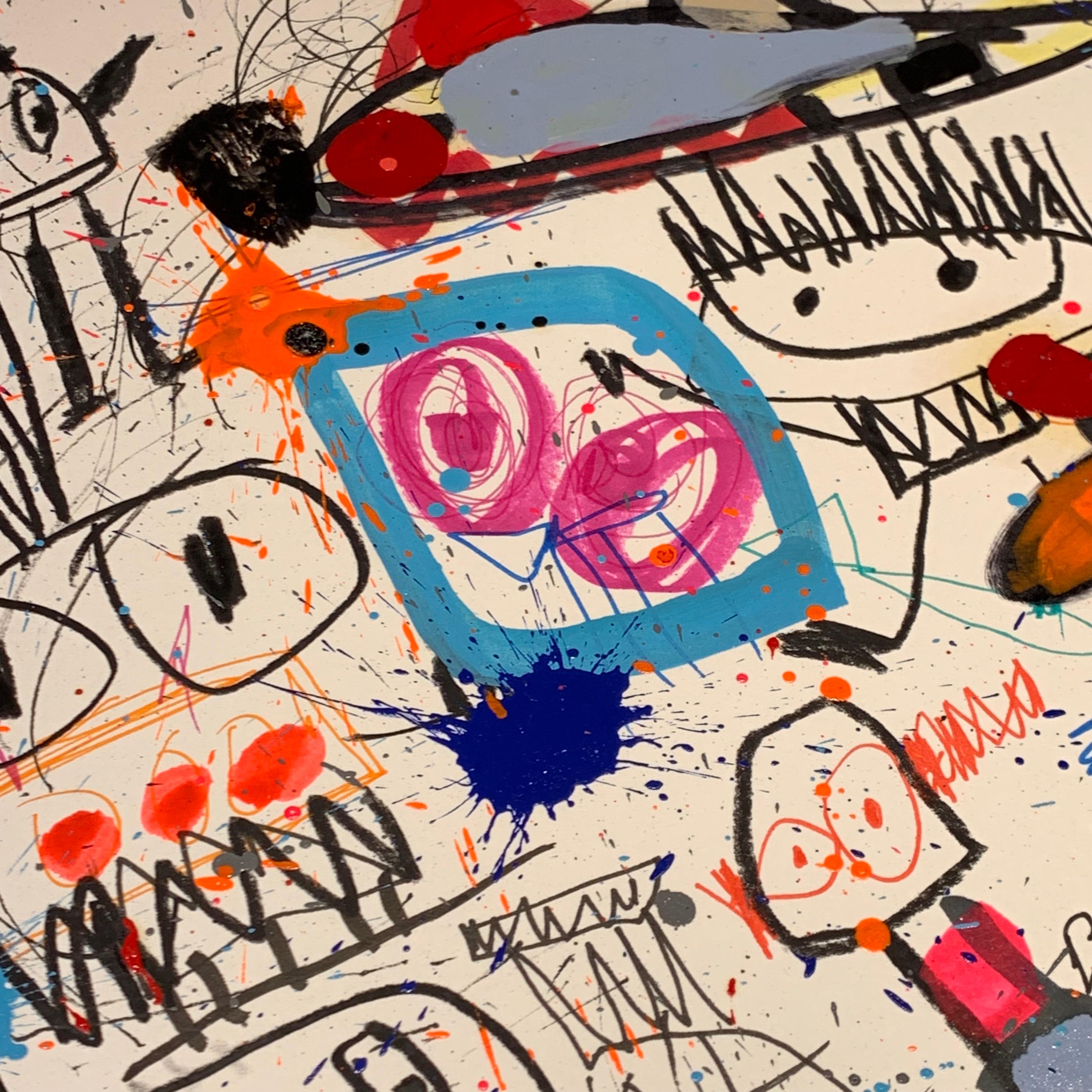 Xavi Carbonell, Untitled mixed media on paper, 2019 3