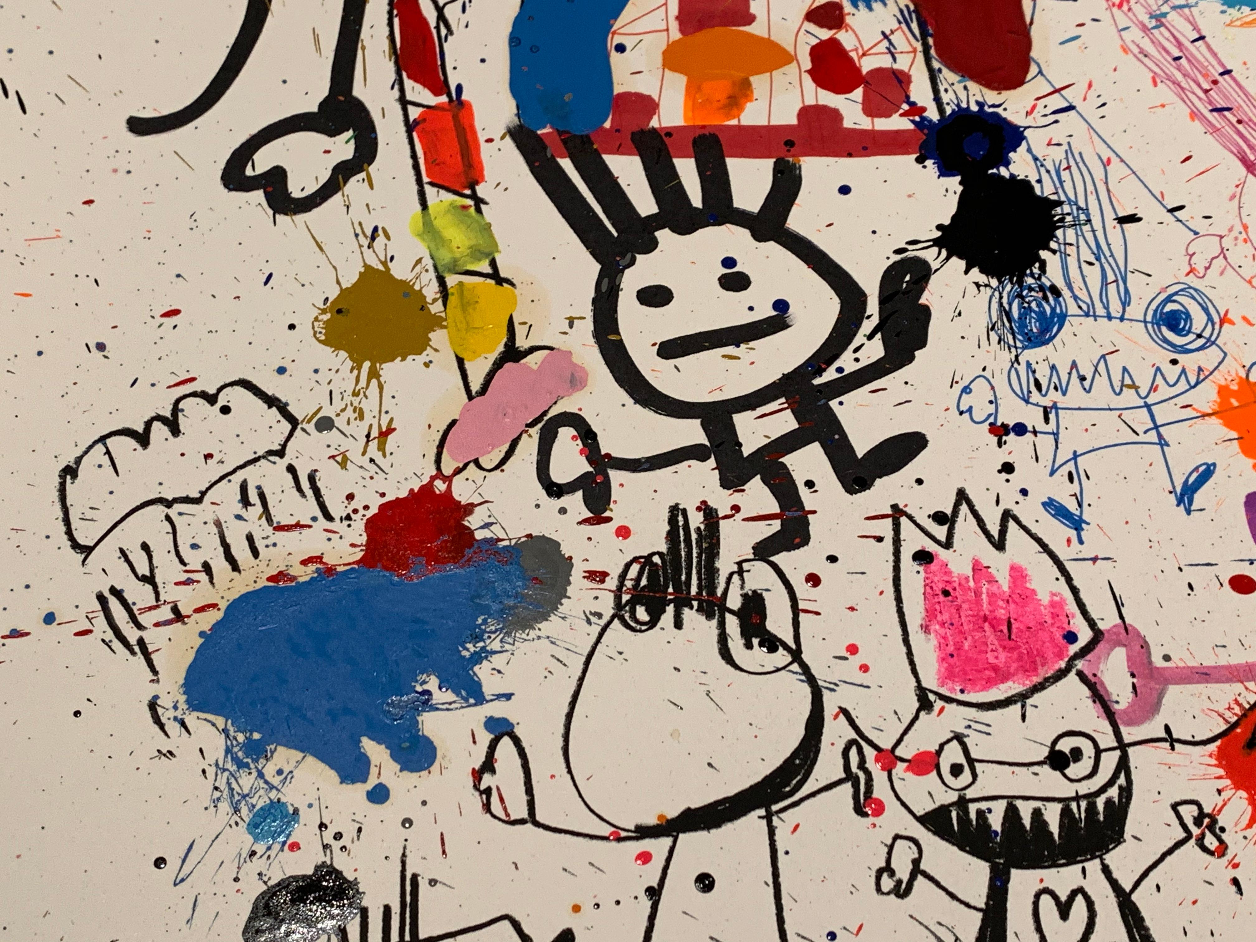 Xavi Carbonell, Untitled mixed media on paper, 2019 3