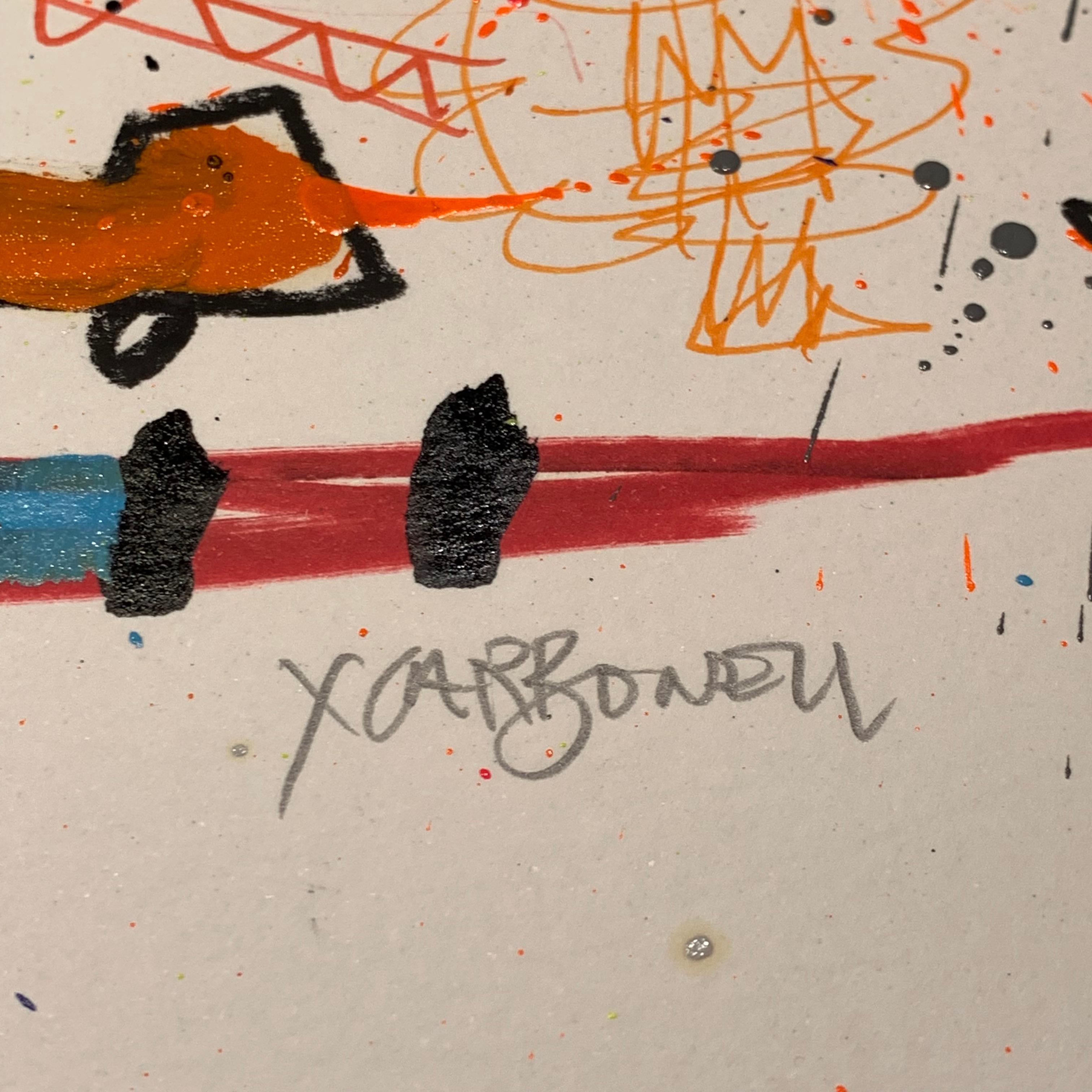 Xavi Carbonell, Untitled mixed media on paper, 2019 5