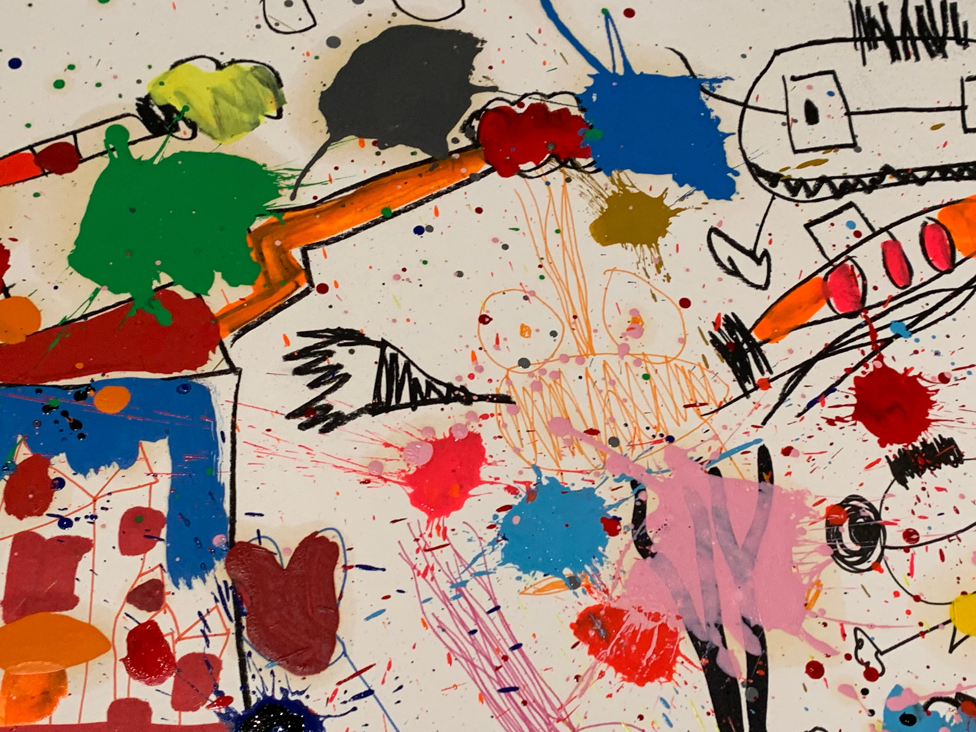 Xavi Carbonell, Untitled mixed media on paper, 2019 5