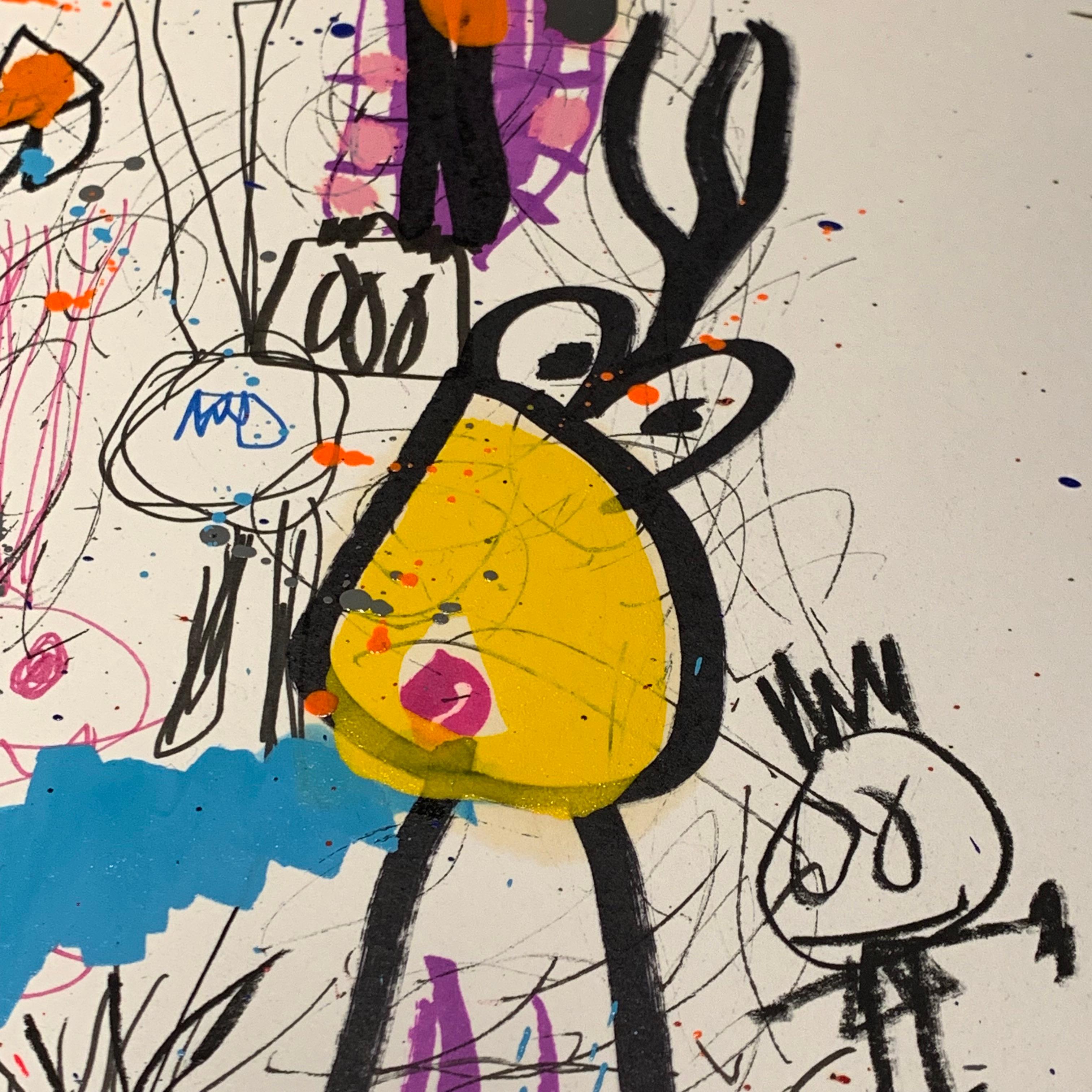 Xavi Carbonell, Untitled mixed media on paper, 2019 6