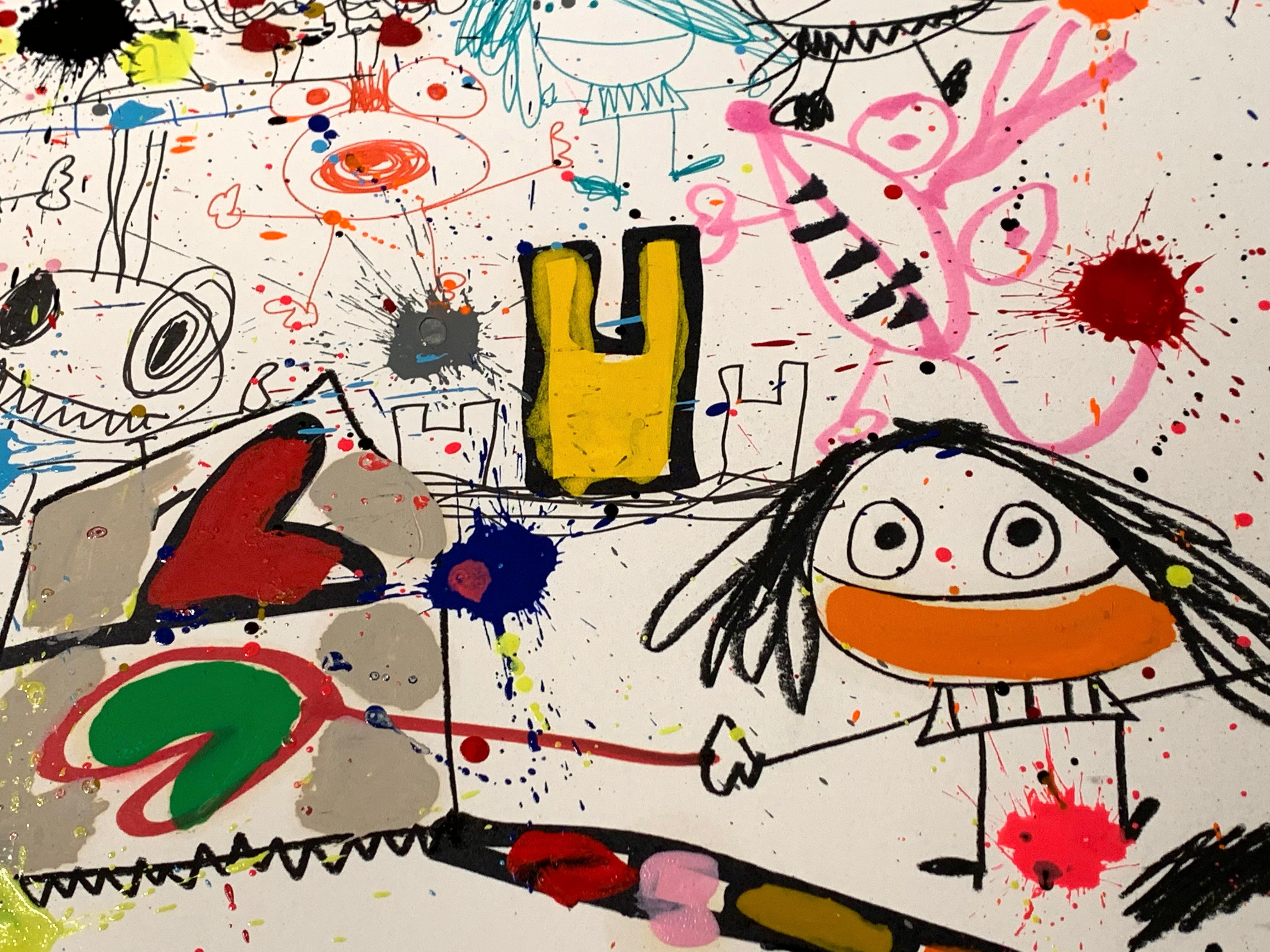 Xavi Carbonell, Untitled mixed media on paper, 2019 6