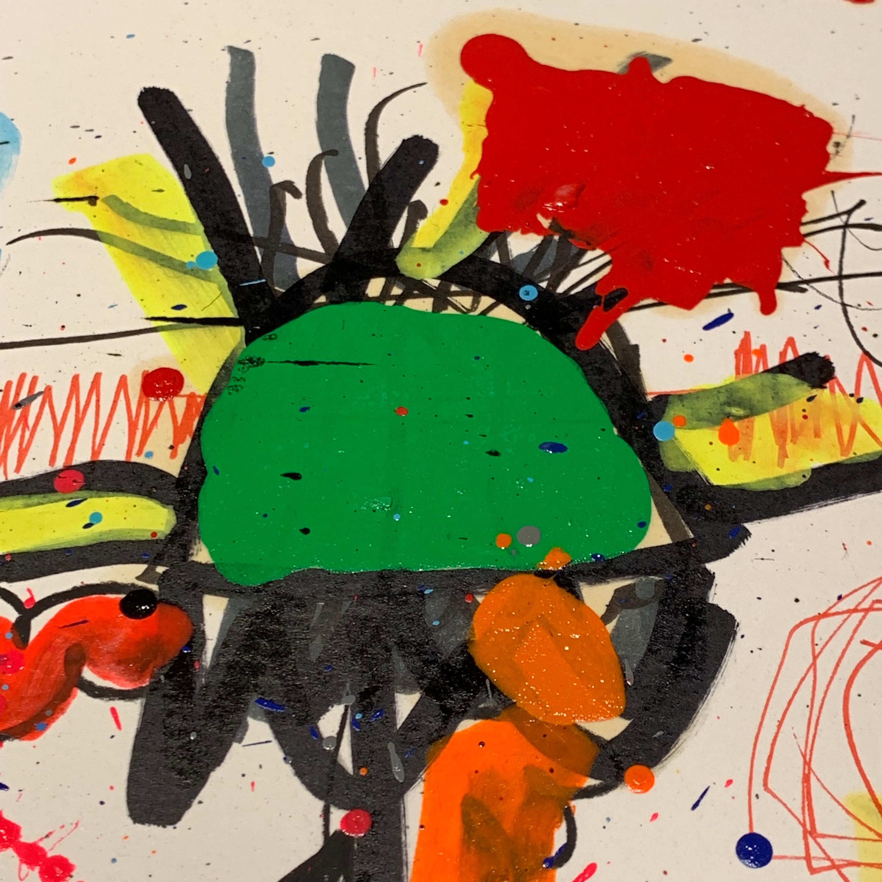 Xavi Carbonell, Untitled mixed media on paper, 2019 7