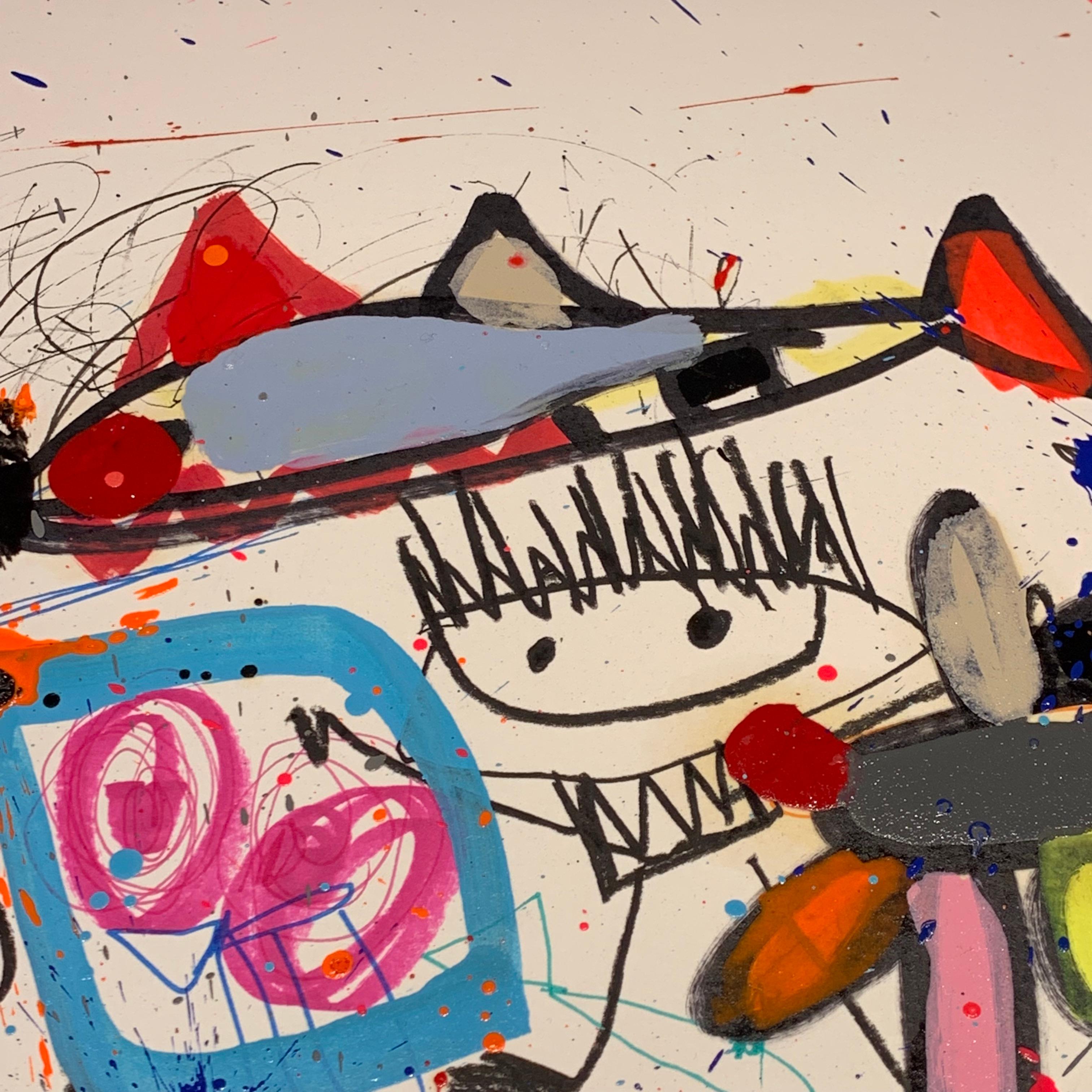 Xavi Carbonell, Untitled mixed media on paper, 2019 8