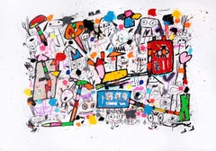 Used Xavi Carbonell, Untitled mixed media on paper, 2019