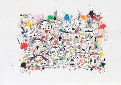 Xavi Carbonell, Senza titolo, tecnica mista su carta, 2019