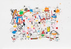 Xavi Carbonell, Untitled mixed media on paper, 2019