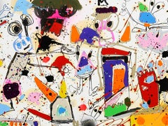 Xavi Carbonell, Untitled mixed media on paper, 2024