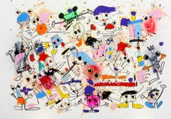 Xavi Carbonell, Untitled mixed media on paper, 2024