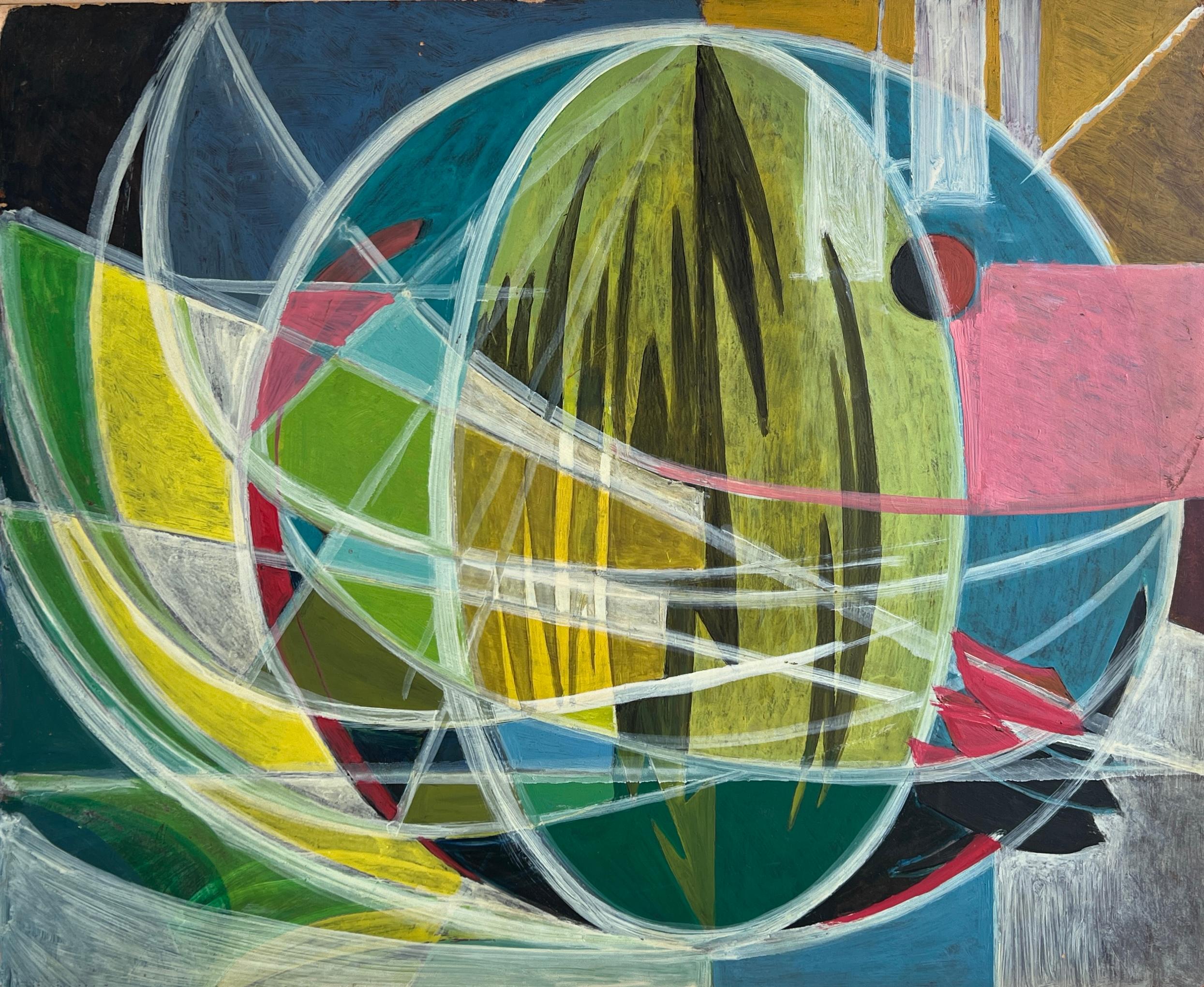 Xavier Albert Fiala Abstract Painting - Circles