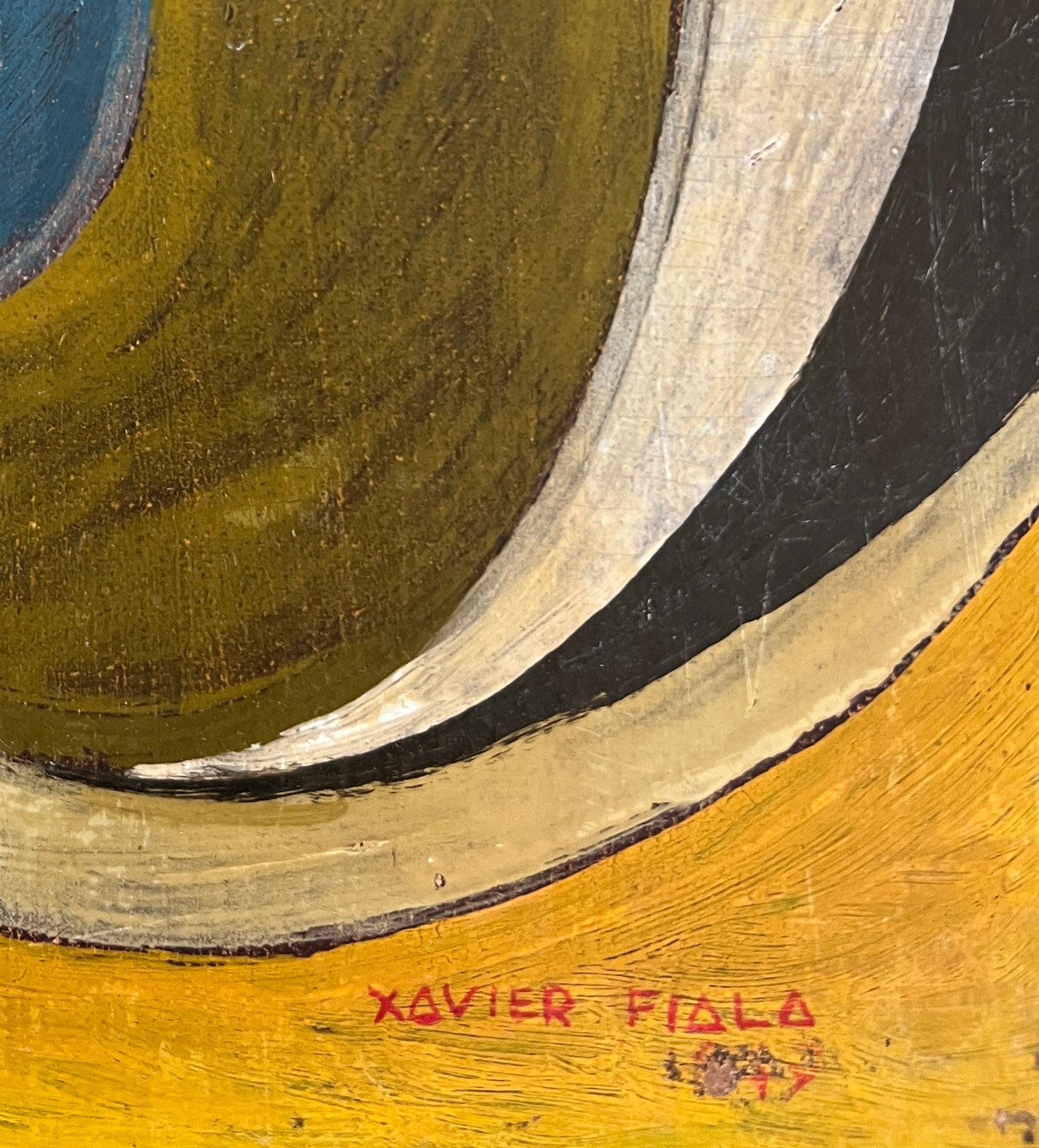 Tanz (Abstrakt), Painting, von Xavier Albert Fiala