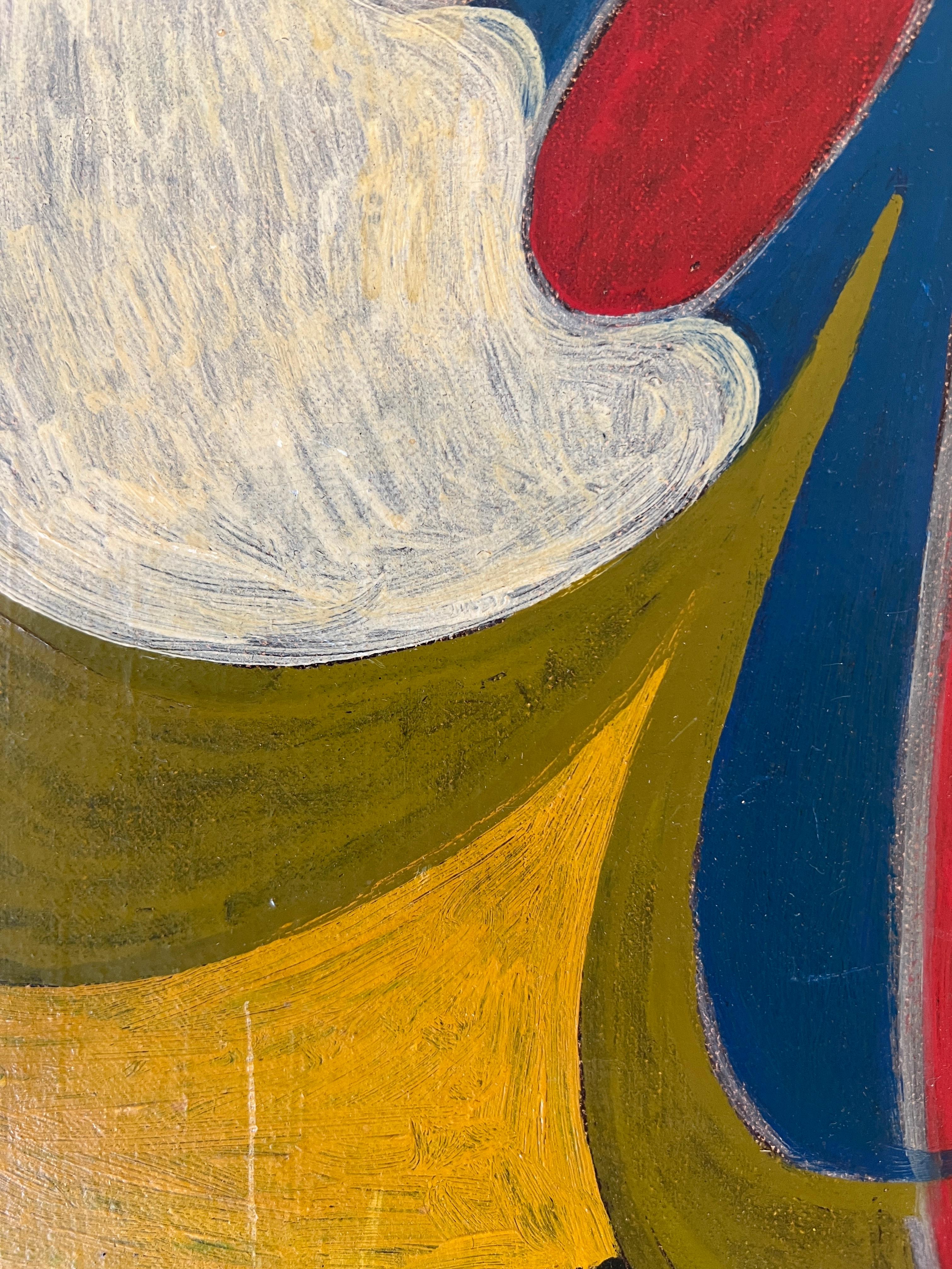 Tanz (Braun), Abstract Painting, von Xavier Albert Fiala