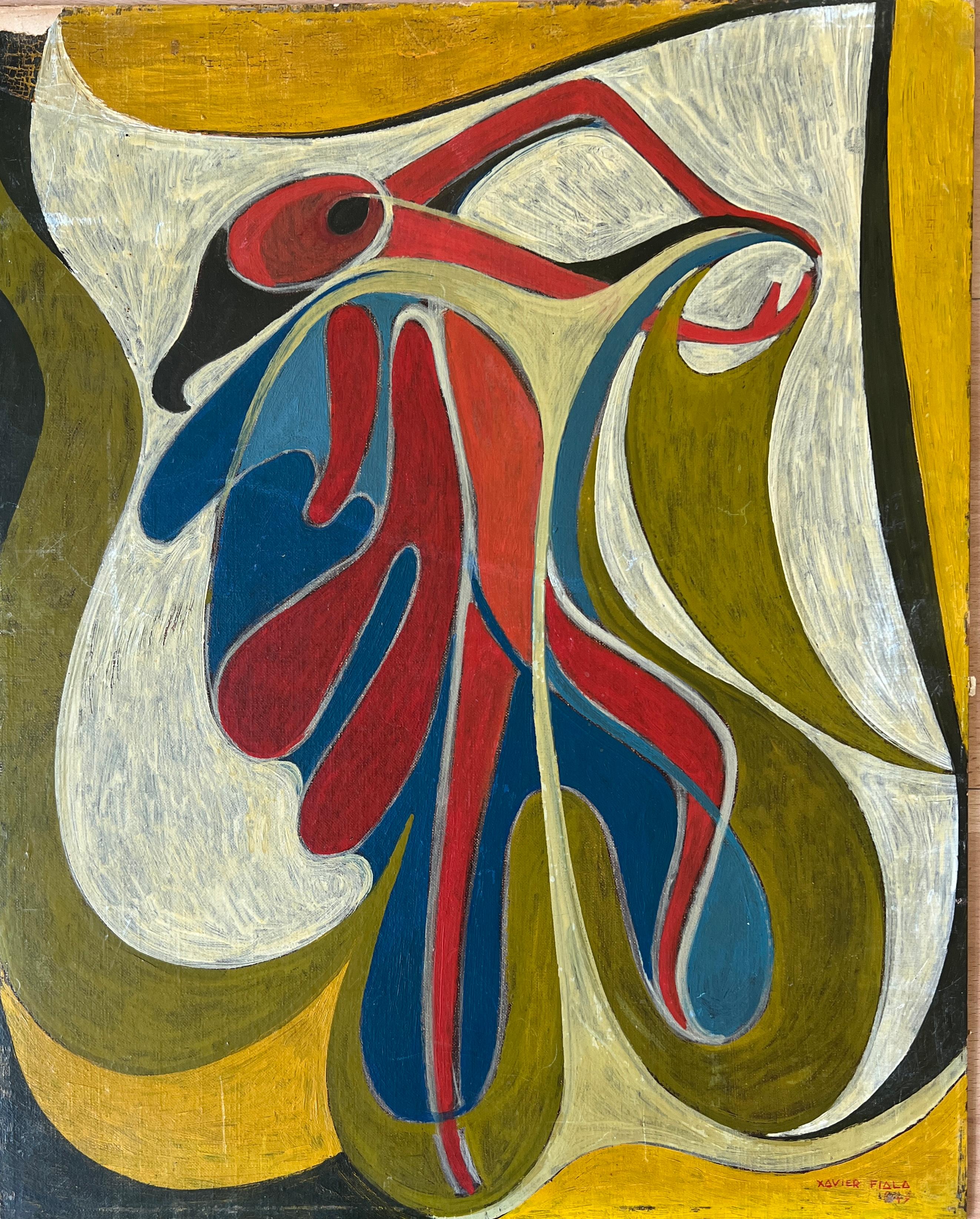 Xavier Albert Fiala Abstract Painting – Tanz