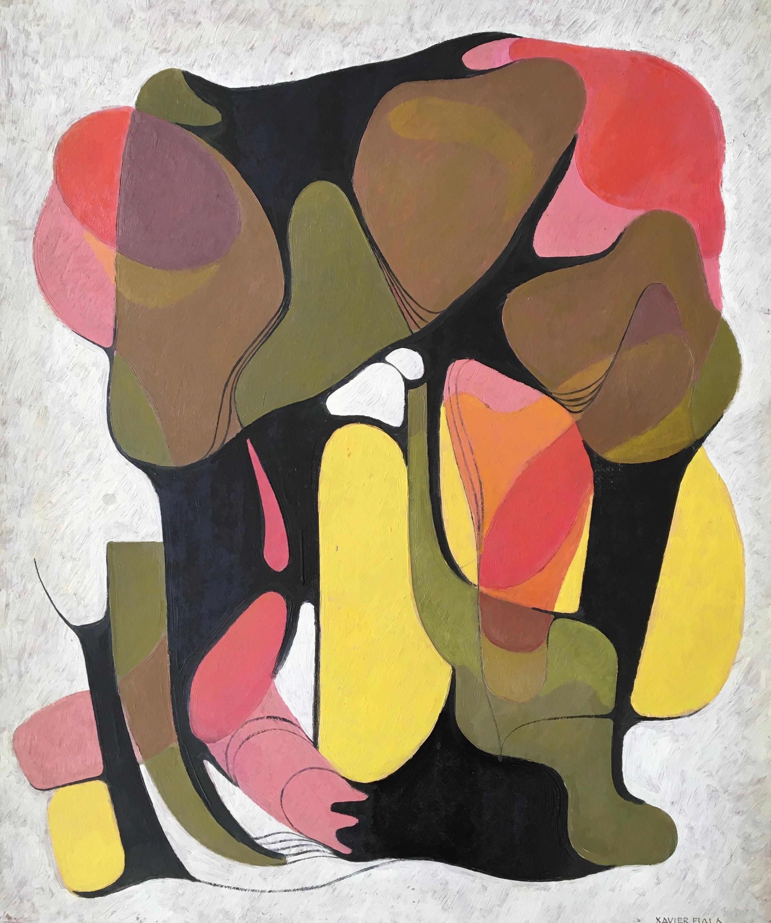 Abstract Painting di Xavier Albert Fiala - Quattro