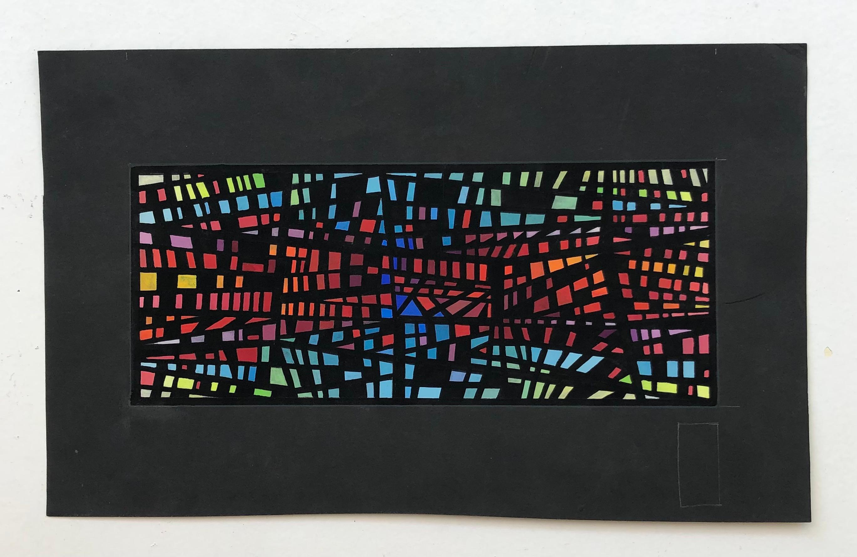Mosaik (Abstrakt), Painting, von Xavier Albert Fiala