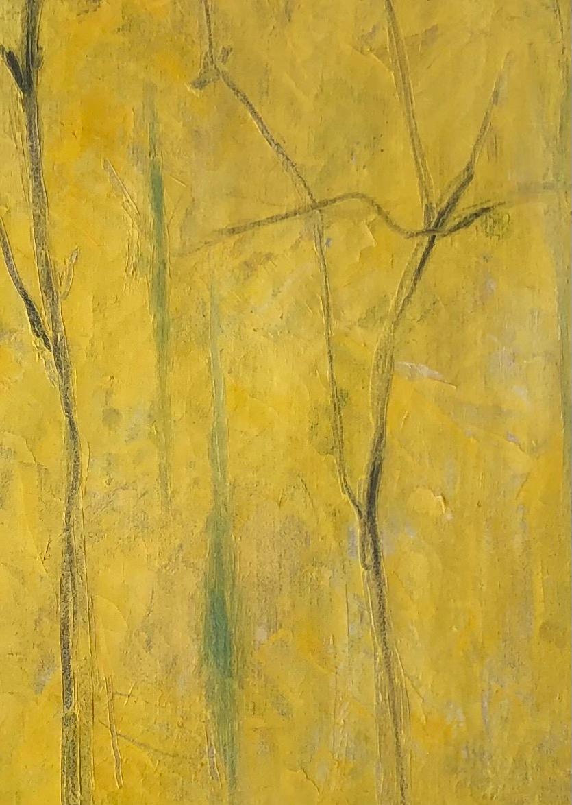 Primavera - Abstract Painting Marrone di Xavier Albert Fiala
