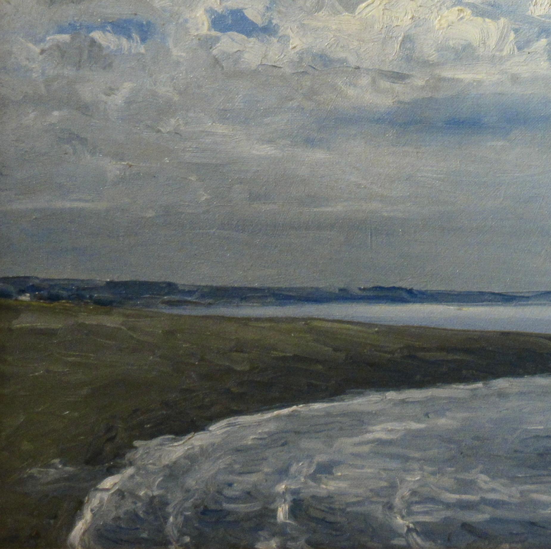 The Shore, Staten Island, New York (Amerikanischer Impressionismus), Painting, von Xavier Barile